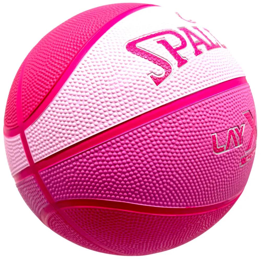 Bola de basquetebol Spalding Lay-Up X Rosa 2/3