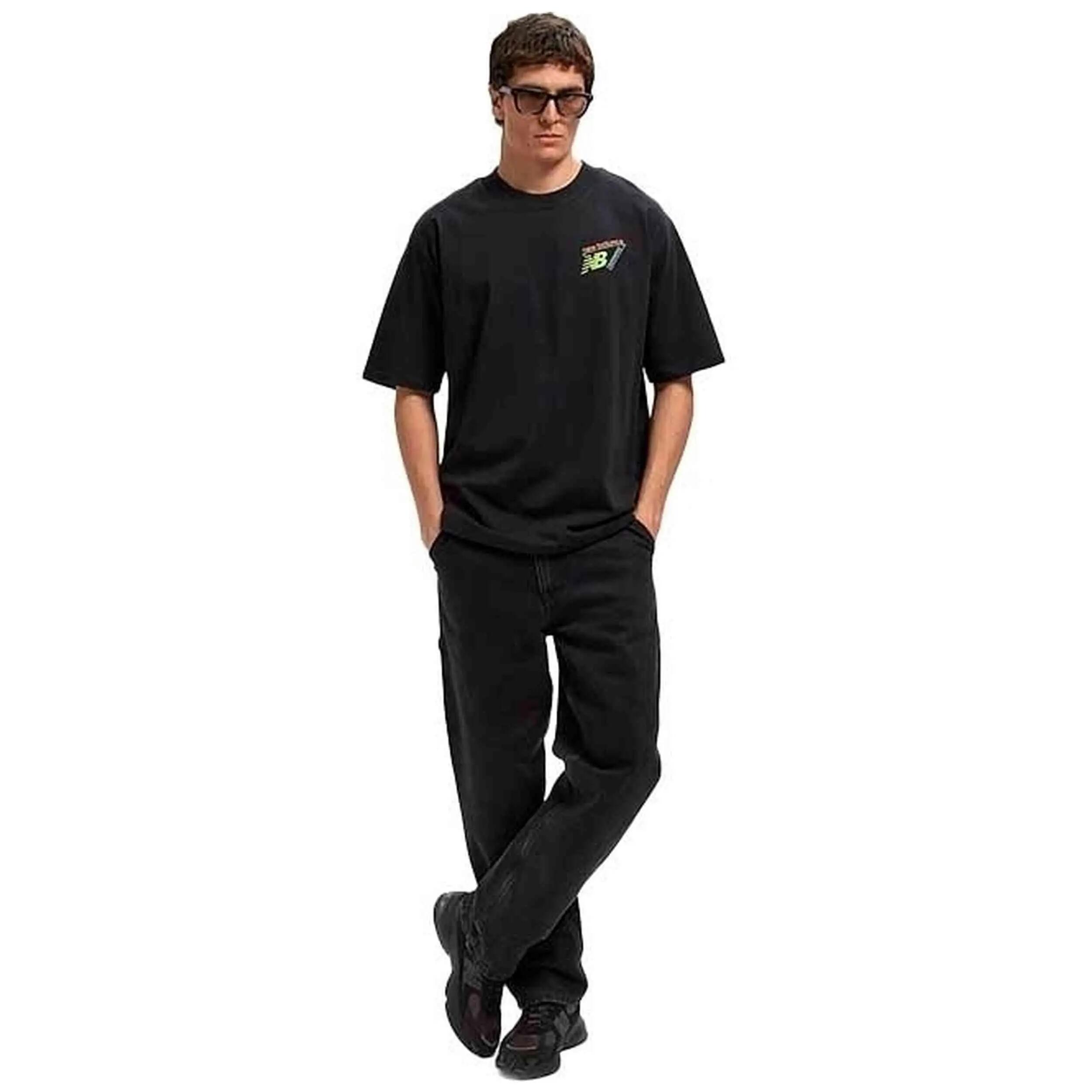 T-shirt met korte mouwen New Balance model MT61V4ZG-BK voor mannen 2/4