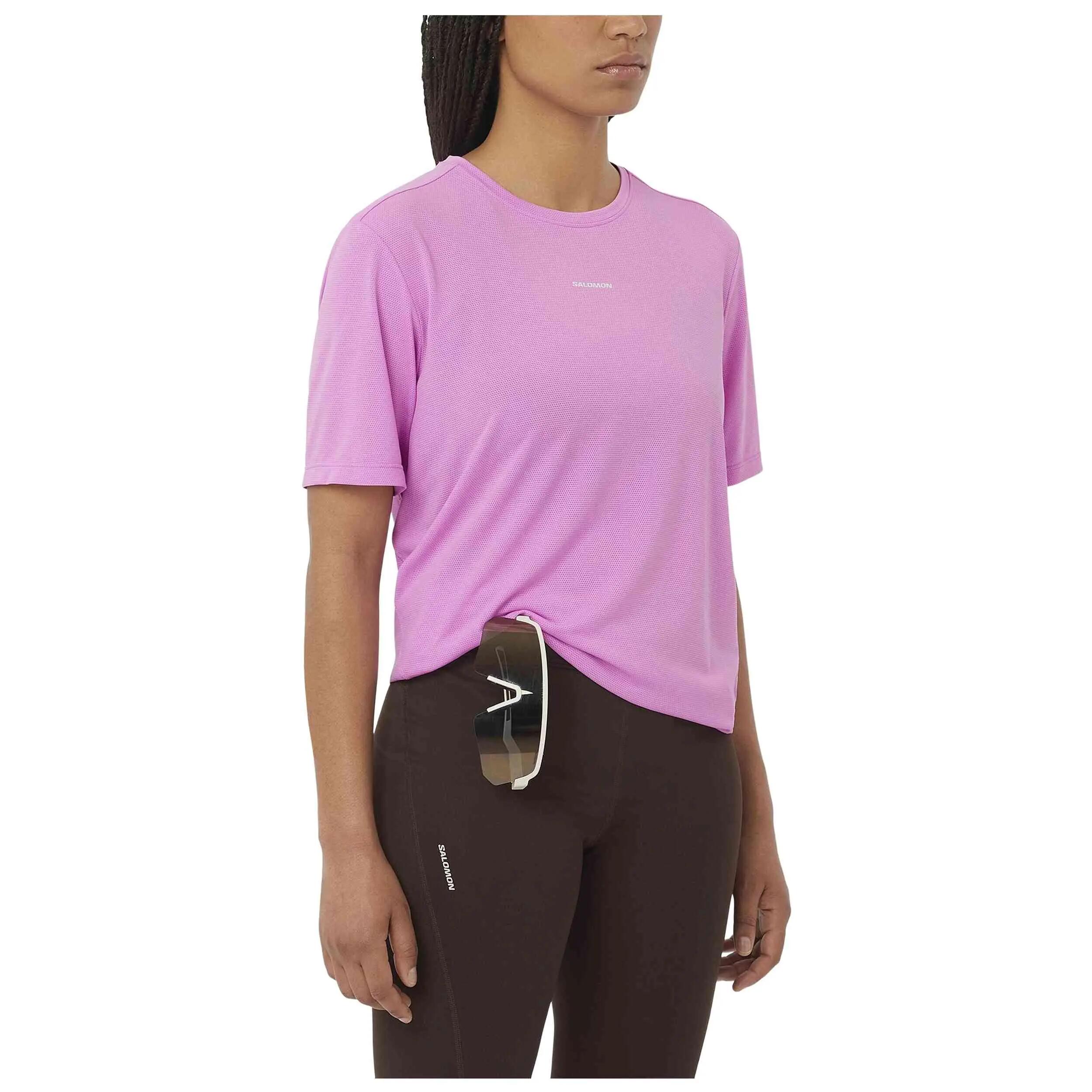 T-shirt Salomon modelo SHKout Core para mulheres 2/3