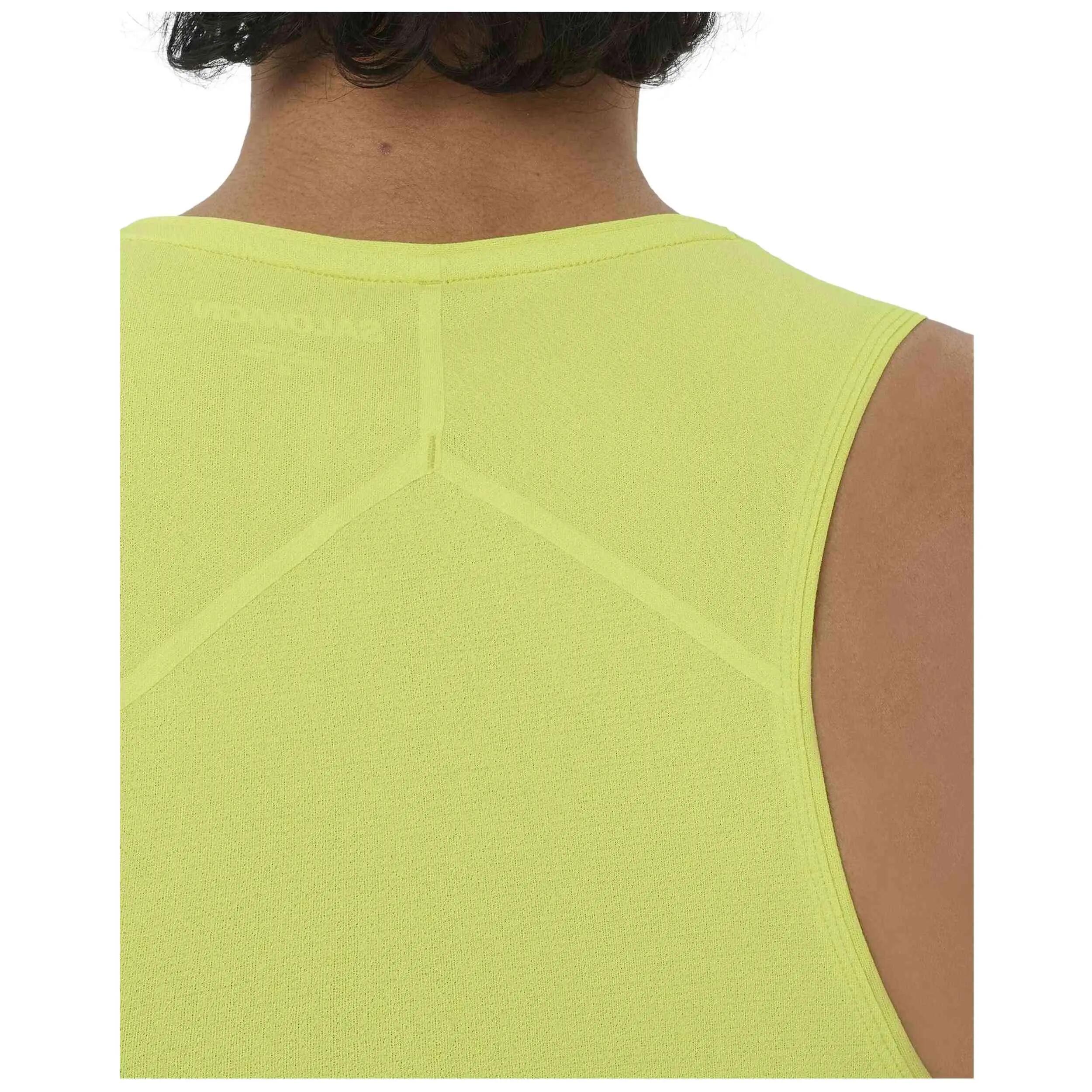 Canottiera Salomon modello Sense Aero Singlet GFX per uomini 4/4