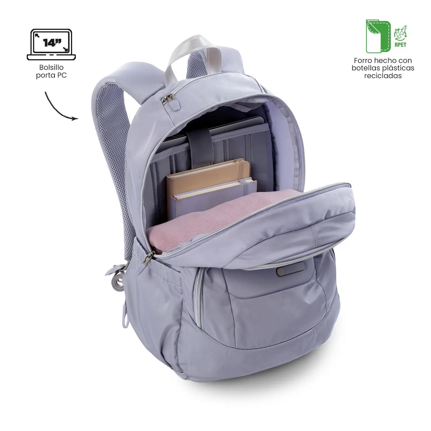 Totto Mochila urbana Goctal Twill 3.1 Evening Haze Poliéster 32.5 x 44 x 18 cm 5/5