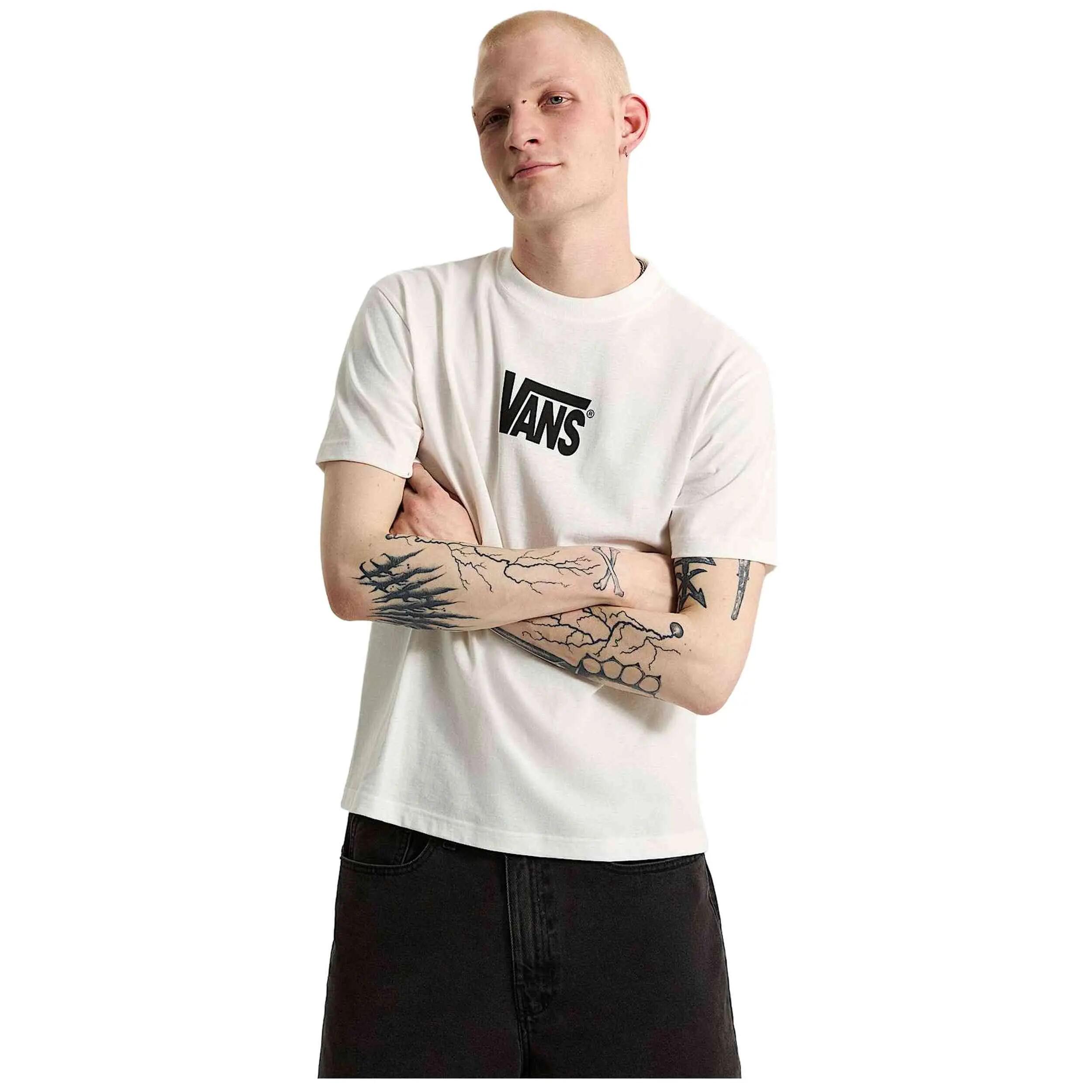 Camiseta de manga corta Vans modelo Stretch Logo SS Tee "White" para hombre 3/5