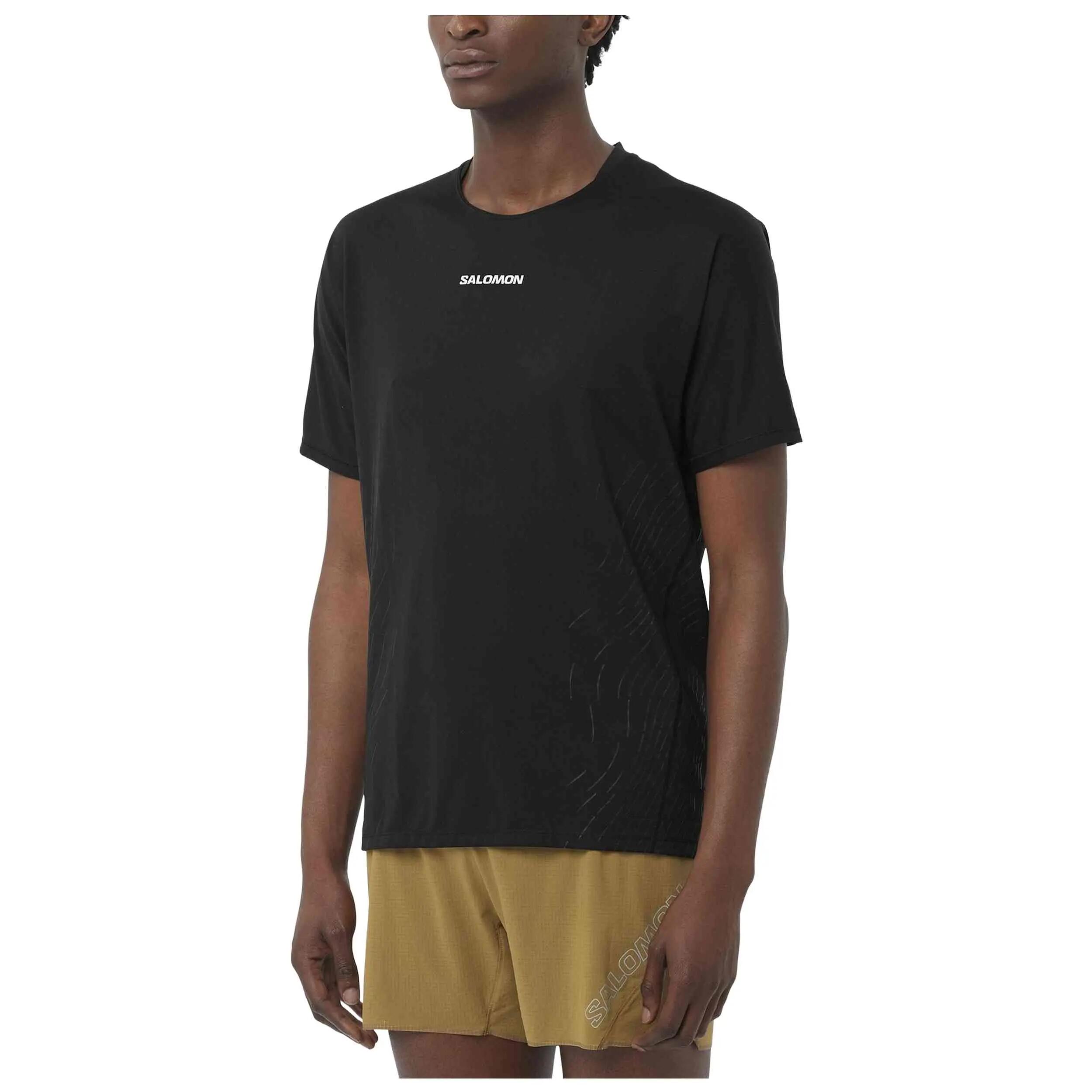 T-shirt met korte mouwen Salomon model Sense Aero GFX voor mannen 3/4