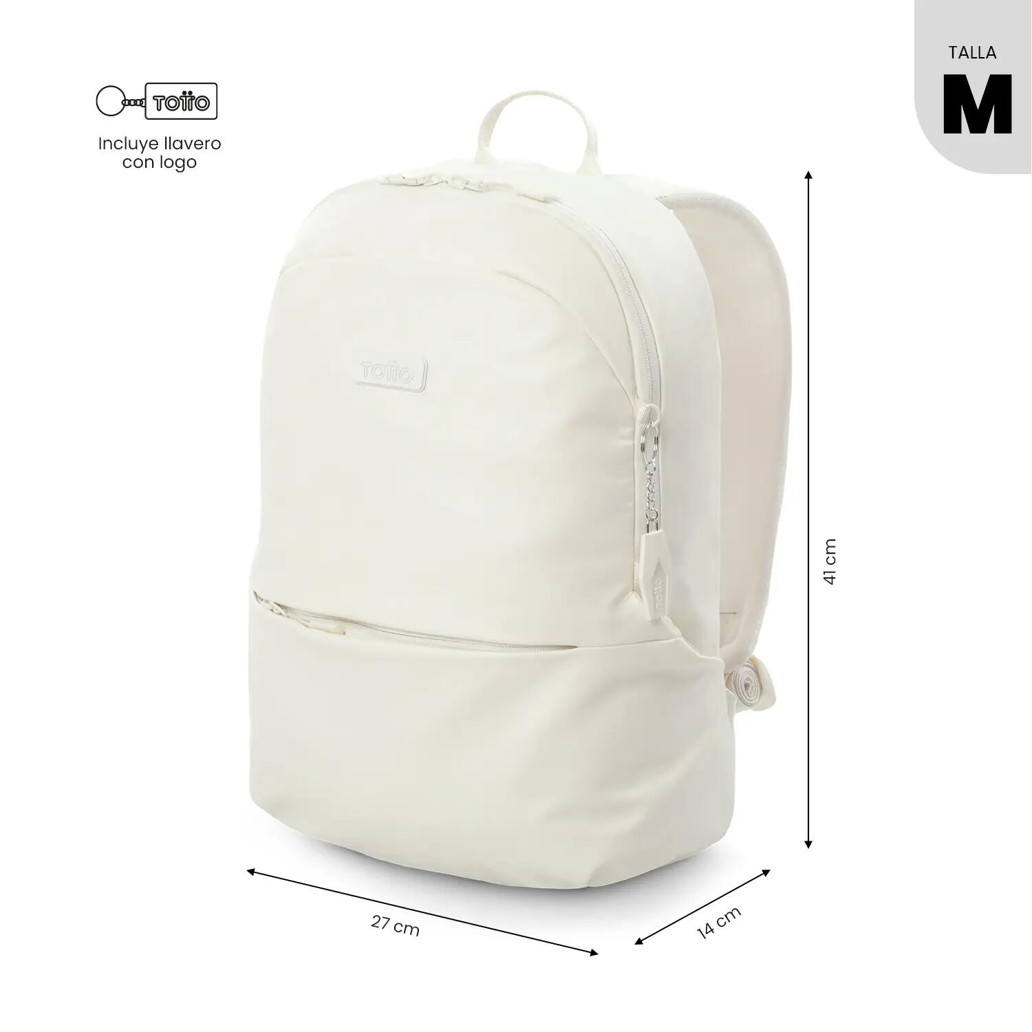 Totto Mochila urbana Grecia Coconut Milk Poliéster 27 x 41 x 14 cm 3/5