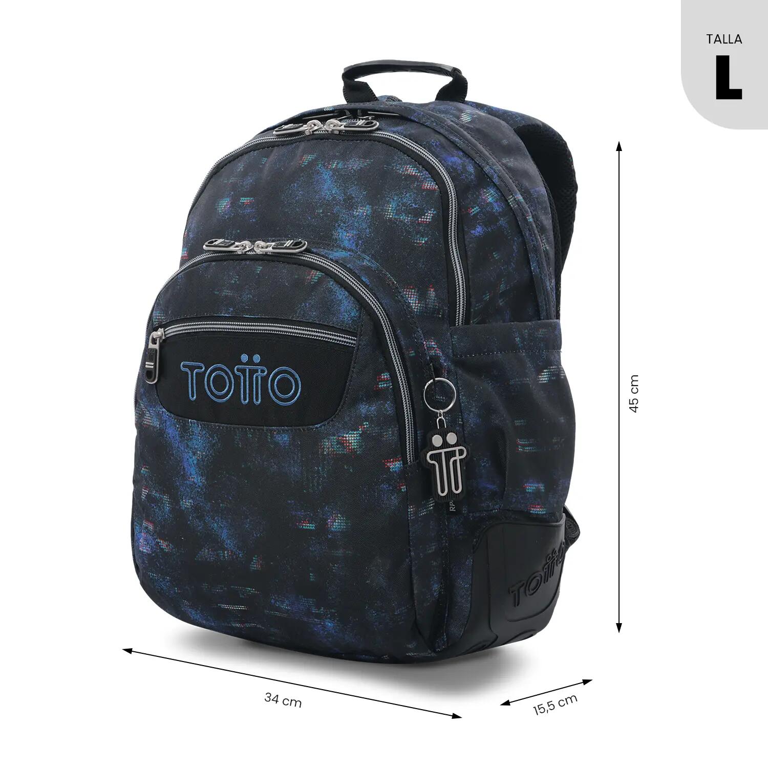 Totto Mochila escolar Rayol Skylet Poliéster reciclado 34 x 45 x 15.5 cm 3/5