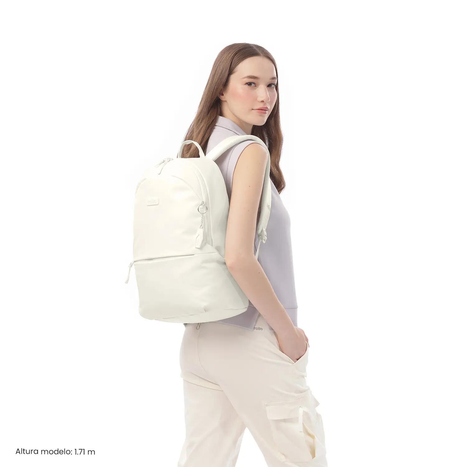 Totto Mochila urbana Grecia Coconut Milk Poliéster 27 x 41 x 14 cm 2/5