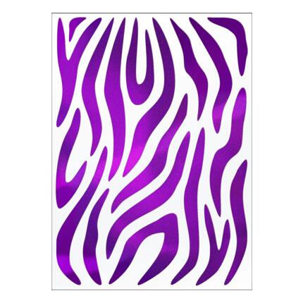 Fahrrad Zebra Aufkleber Set, 20x15 cm, Sticker für Rahmen & Helm, wetterfest
