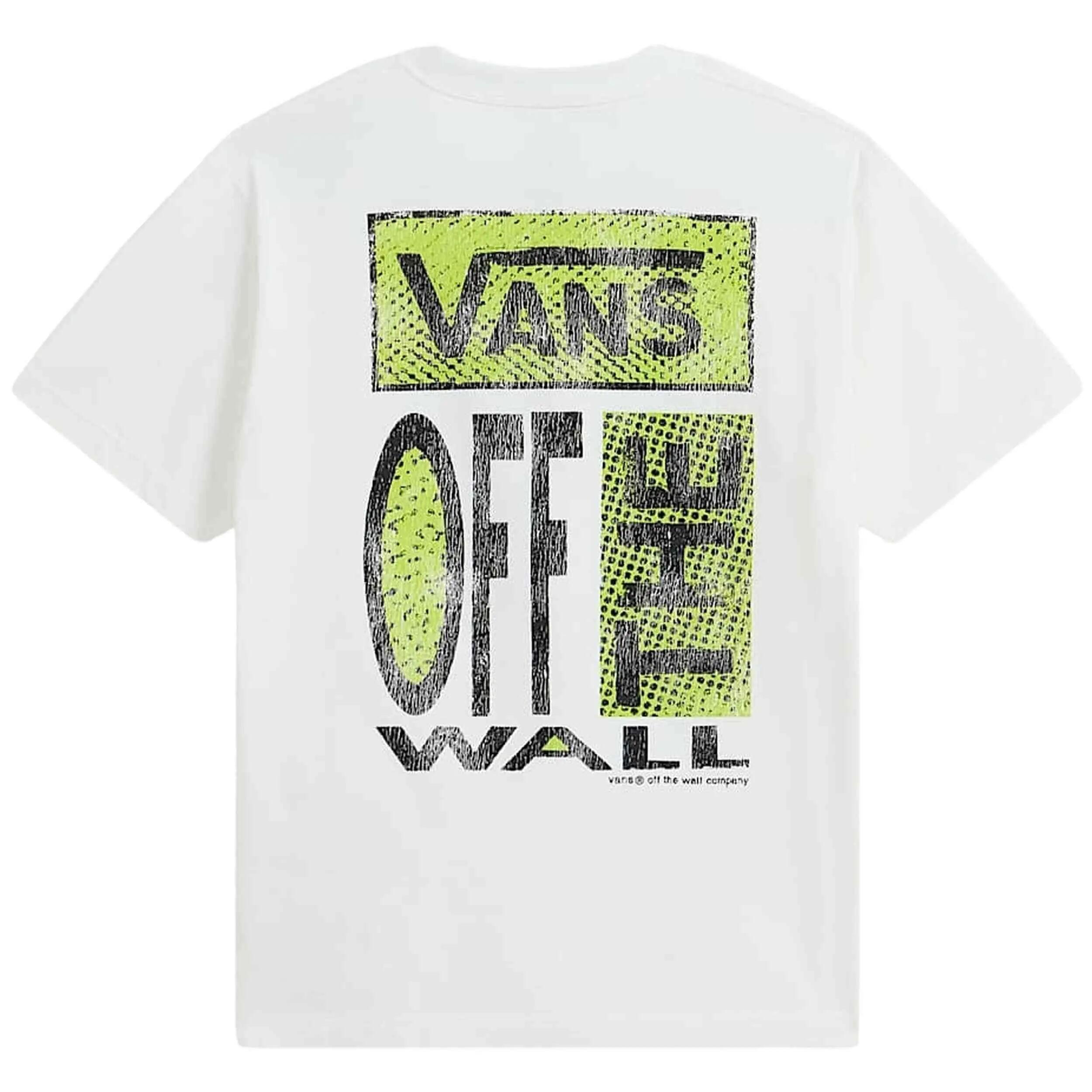 Camiseta de manga corta Vans modelo Cut and Paste SS Tee "White Blac para hombre 2/2