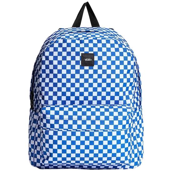 Zaino Vans modello Old Skool Checkerboard "Classic Blue" per unisex