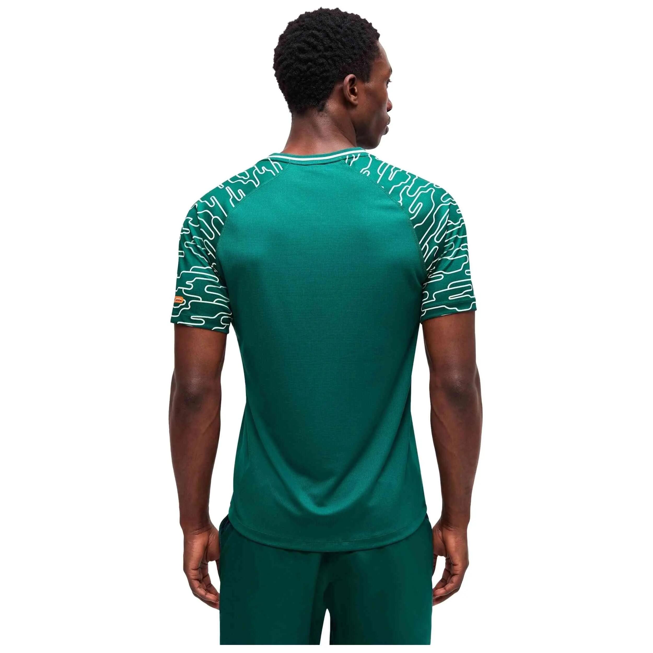 T-shirt met korte mouwen Asics model Padel Court Ss Top "Jewel Green voor mannen 5/5