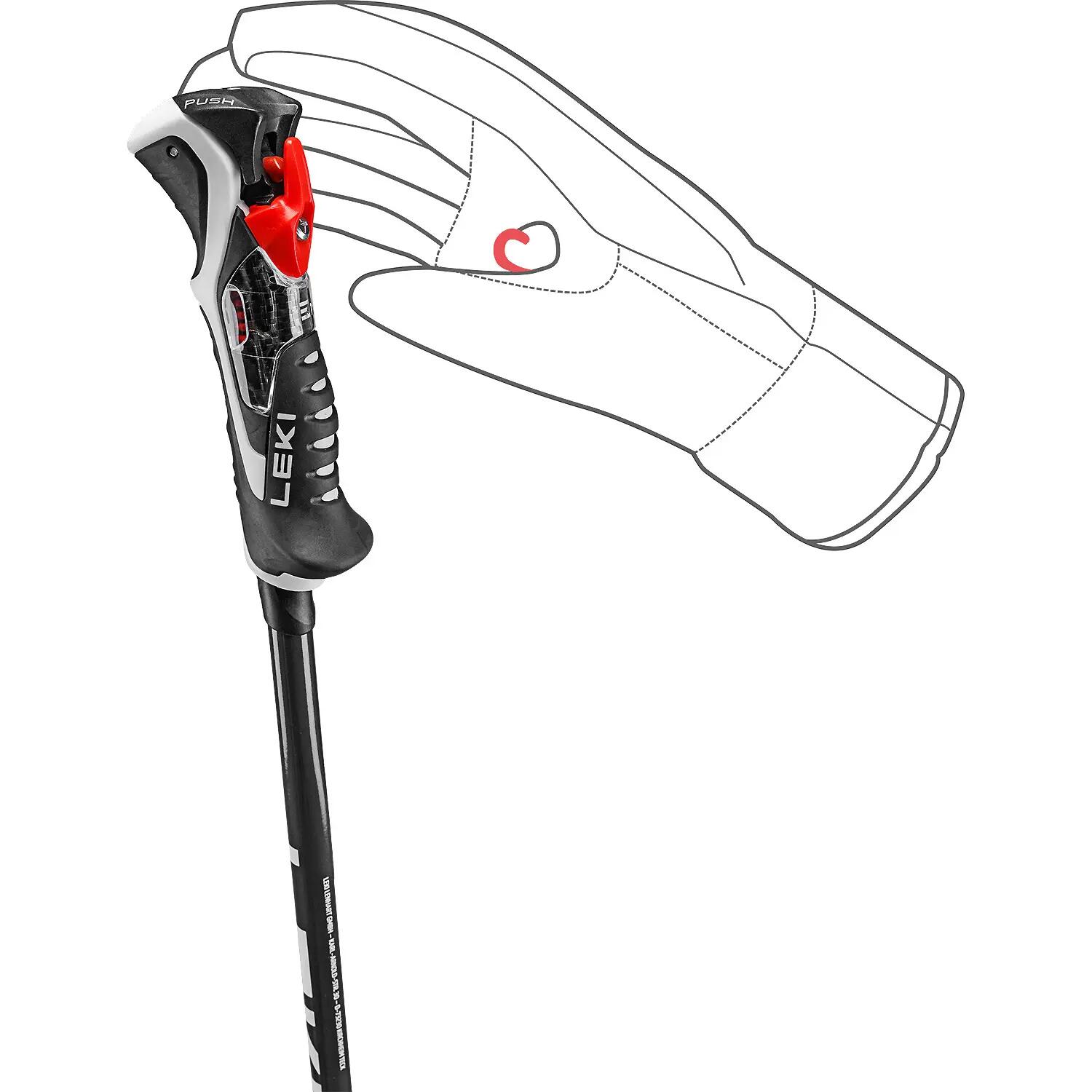Leki Alpino Airfoil 14 Tr Silver Ski Pole 7/10