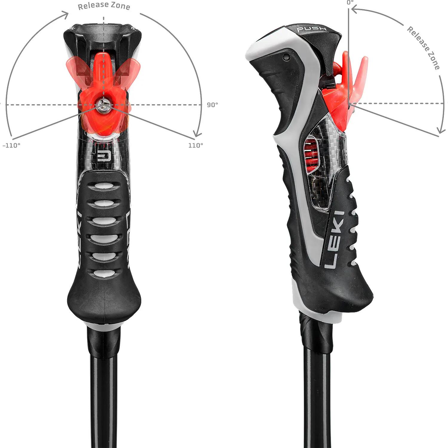 Leki Alpino Airfoil 14 Tr Silver Ski Pole 6/10