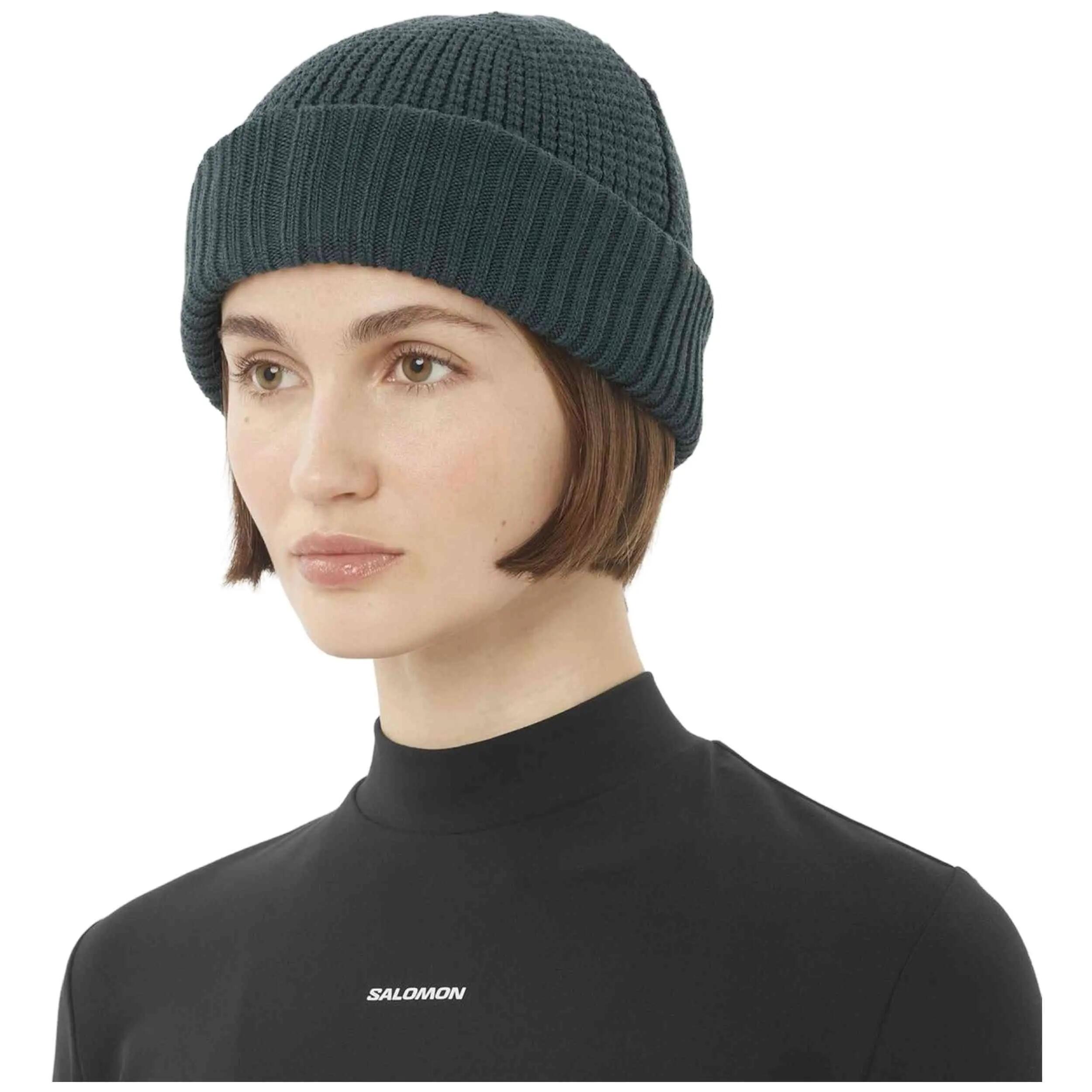 Bonnet Salomon modèle DOCKER BEANIE U pour unisexe 2/3