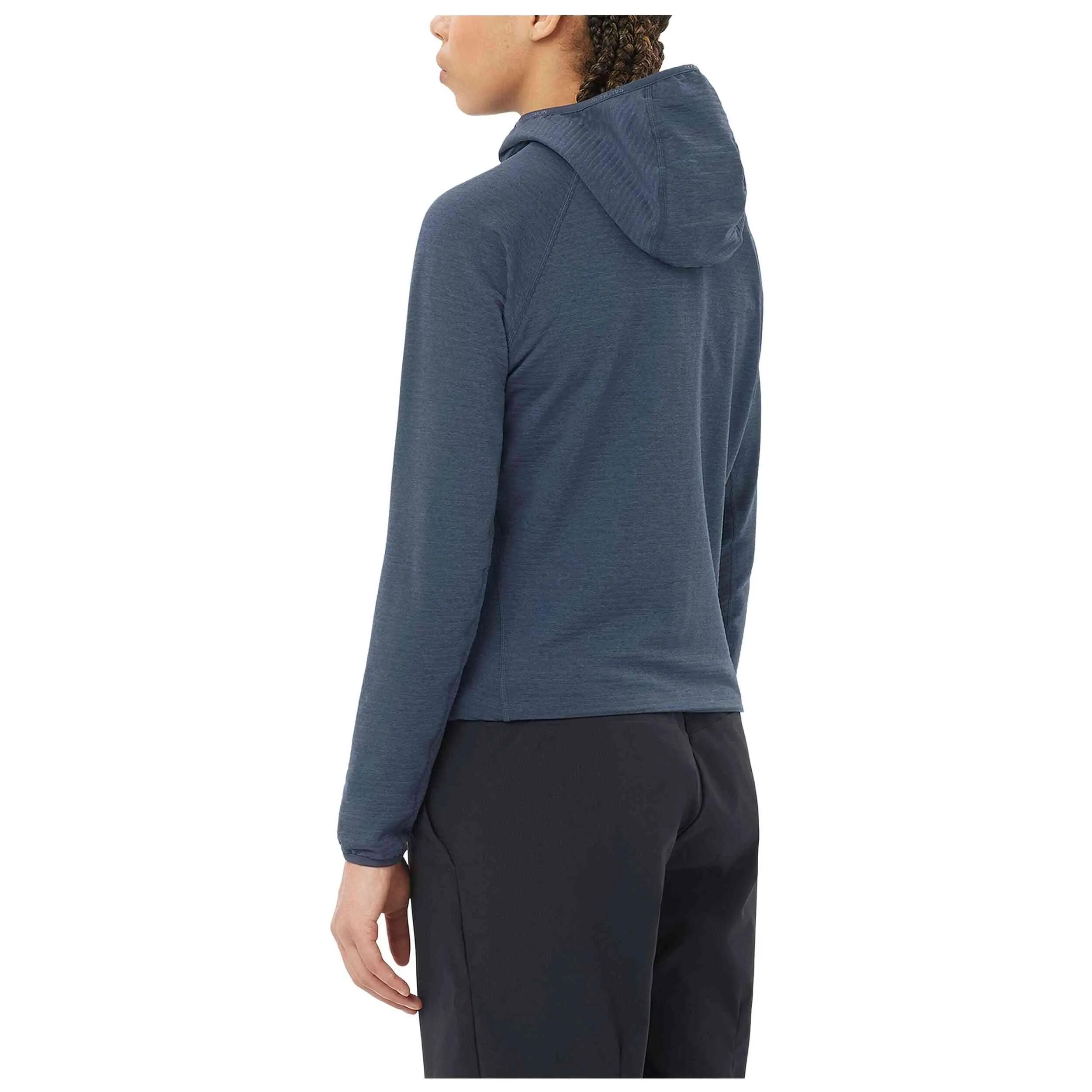 Fleecejacke Salomon Modell Essential Lightwarm Full Zip für frauen 3/4