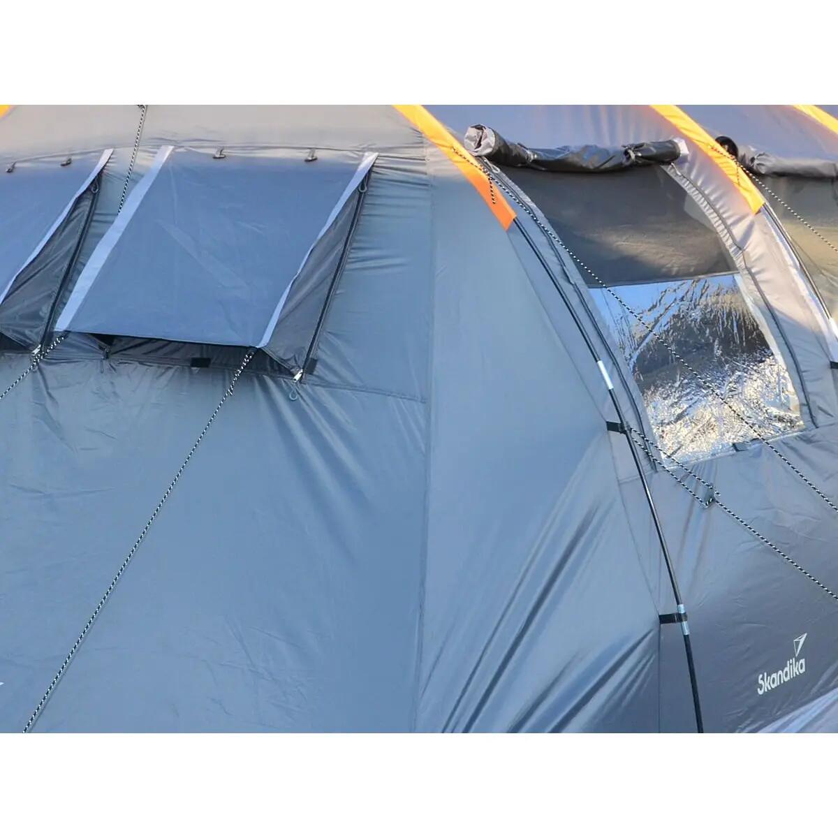 Tenda de campismo familiar túnel Gotland 4 pessoas - chão de tenda cosido 5/15