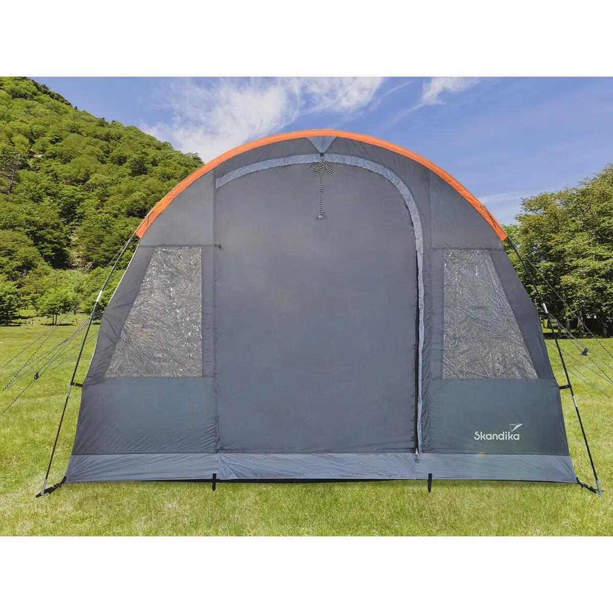 Tenda de campismo familiar túnel Gotland 4 pessoas - chão de tenda cosido 4/15