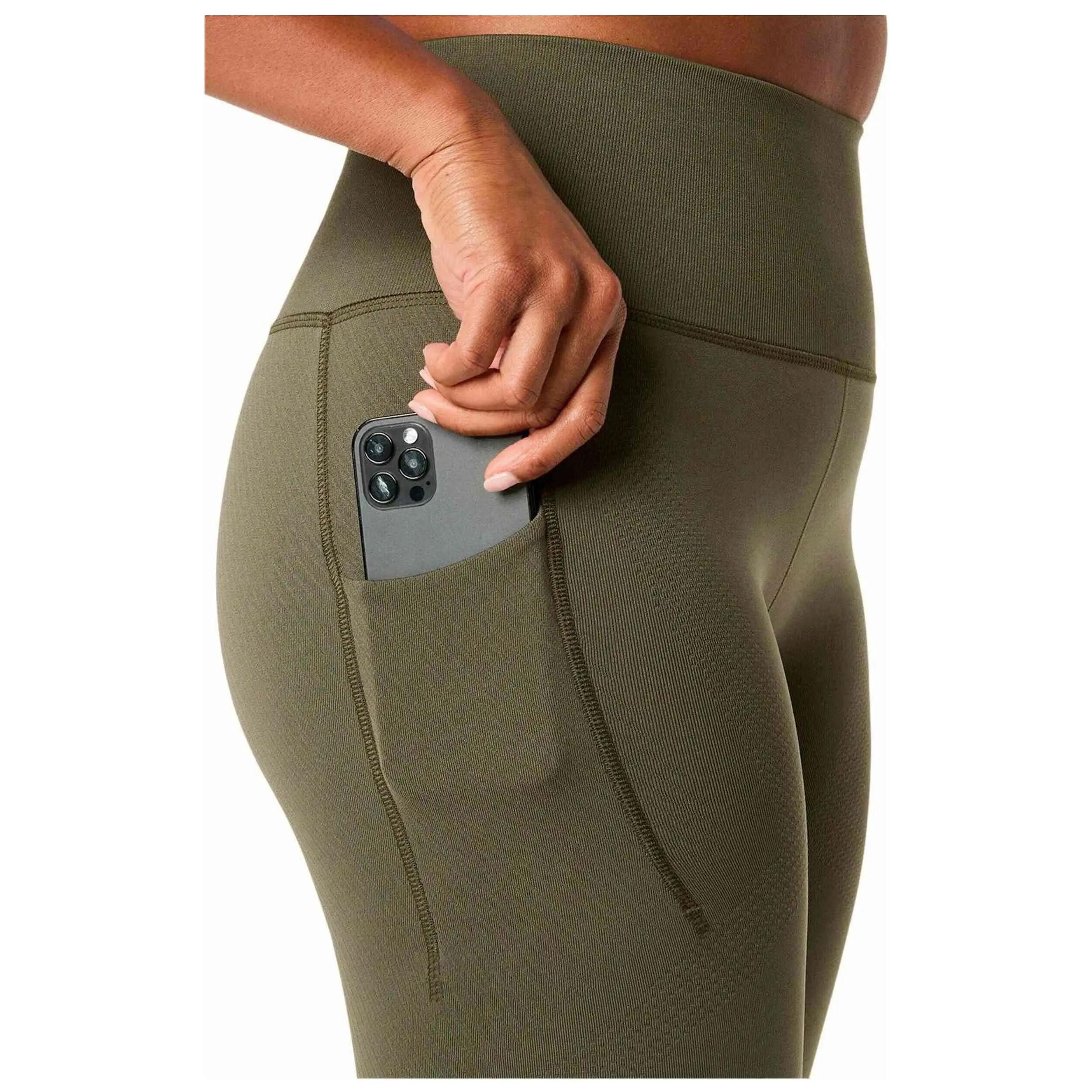 Leggings Asics Modell Leggings "Dark Olive" für unisex 4/5