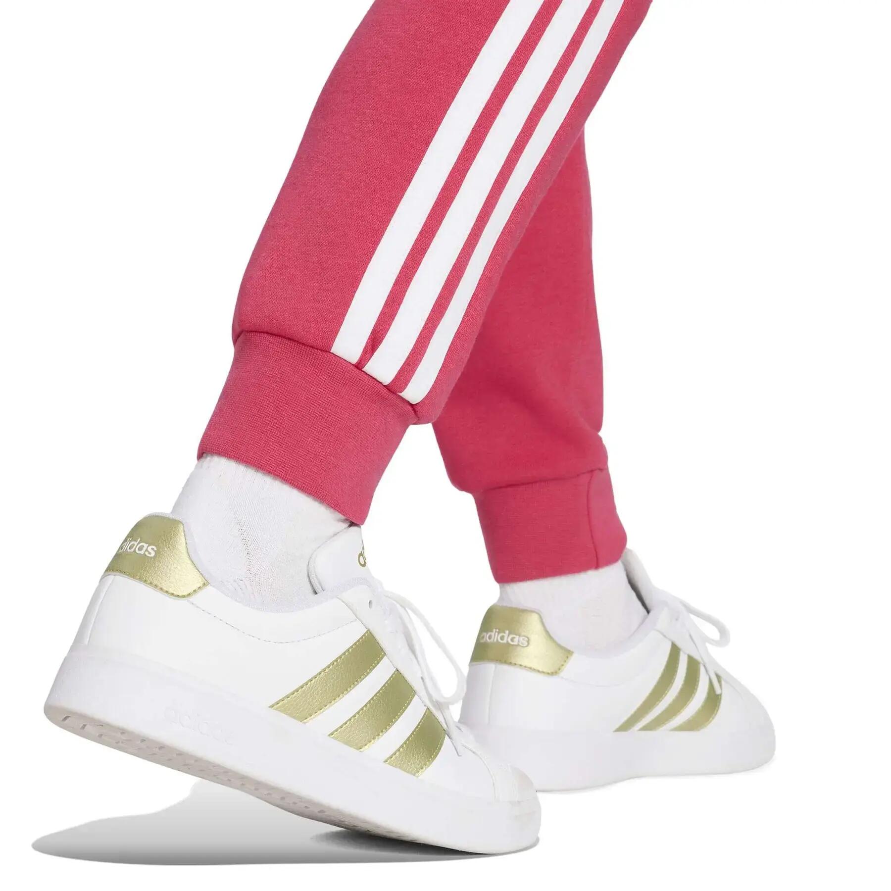 Damskie spodnie dresowe slim adidas Essentials 3-Stripes Fleece 6/6