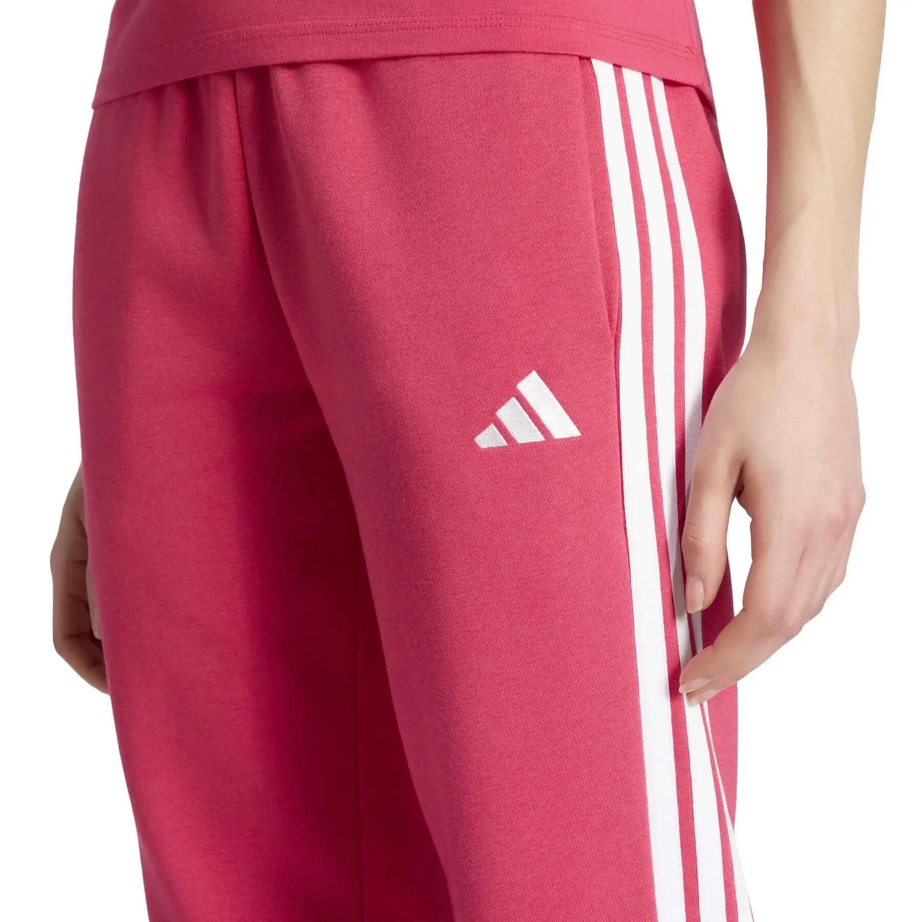 Damskie spodnie dresowe slim adidas Essentials 3-Stripes Fleece 5/6