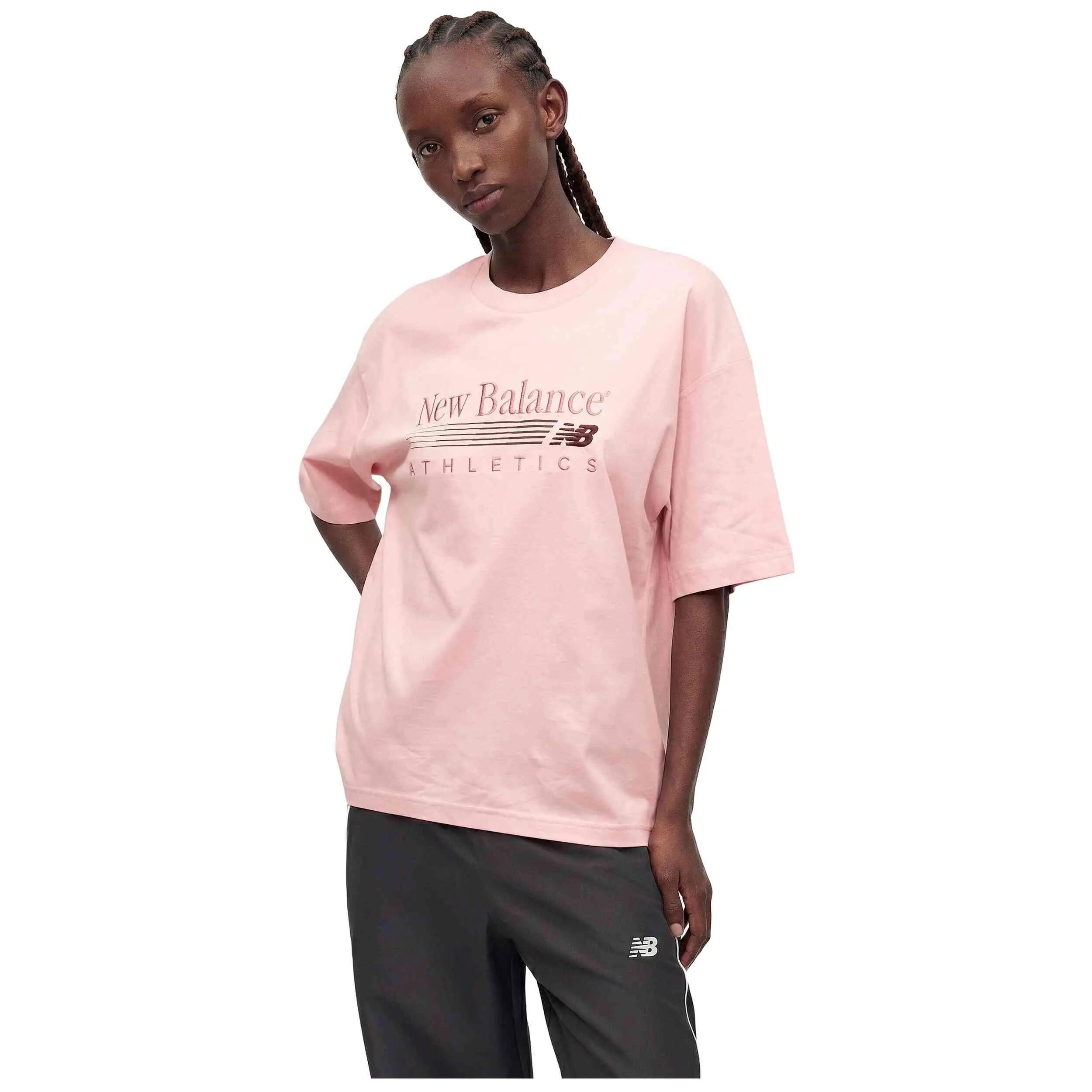 T-shirt New Balance modèle WT6297MK_PHK pour femmes 5/5
