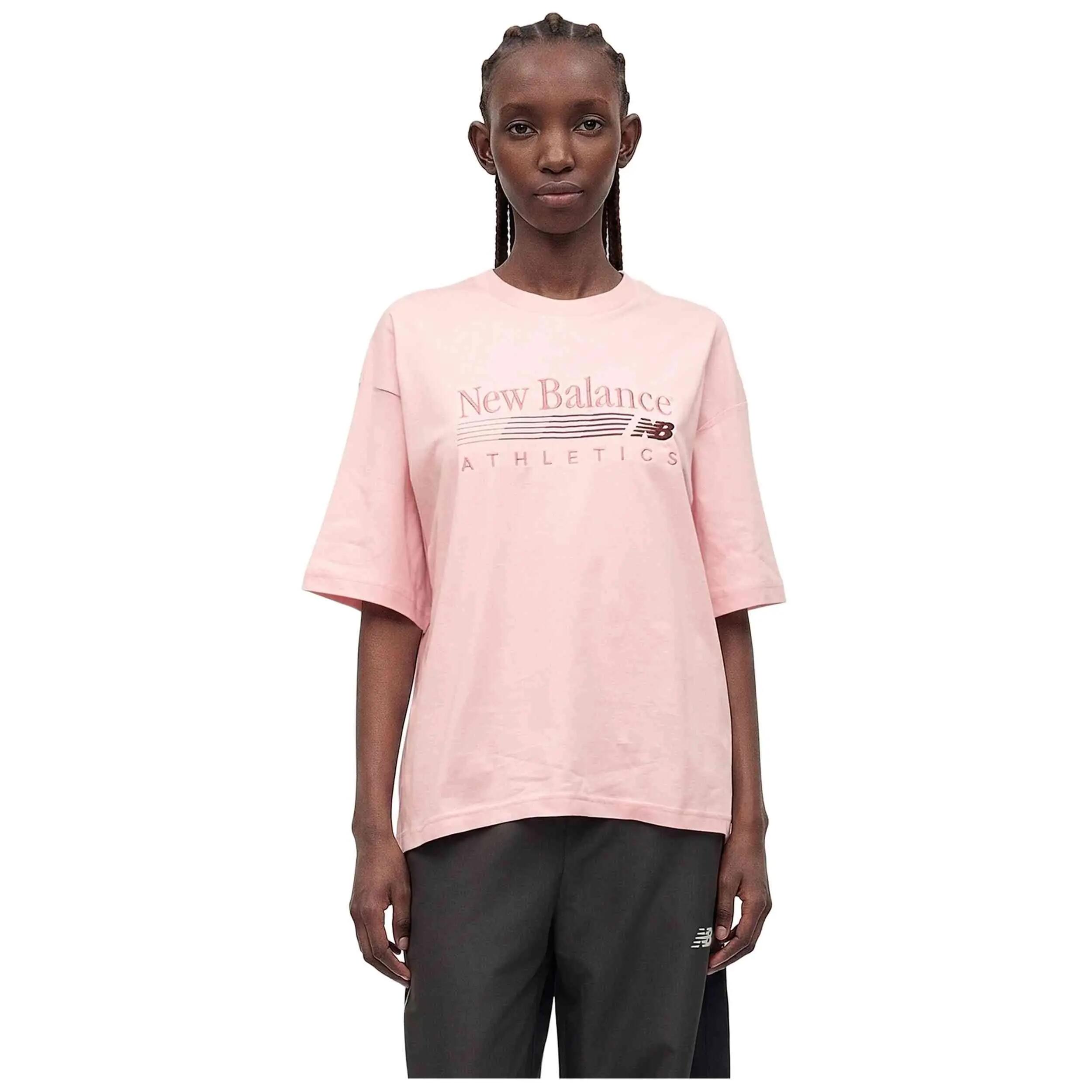 T-shirt New Balance modèle WT6297MK_PHK pour femmes 2/5