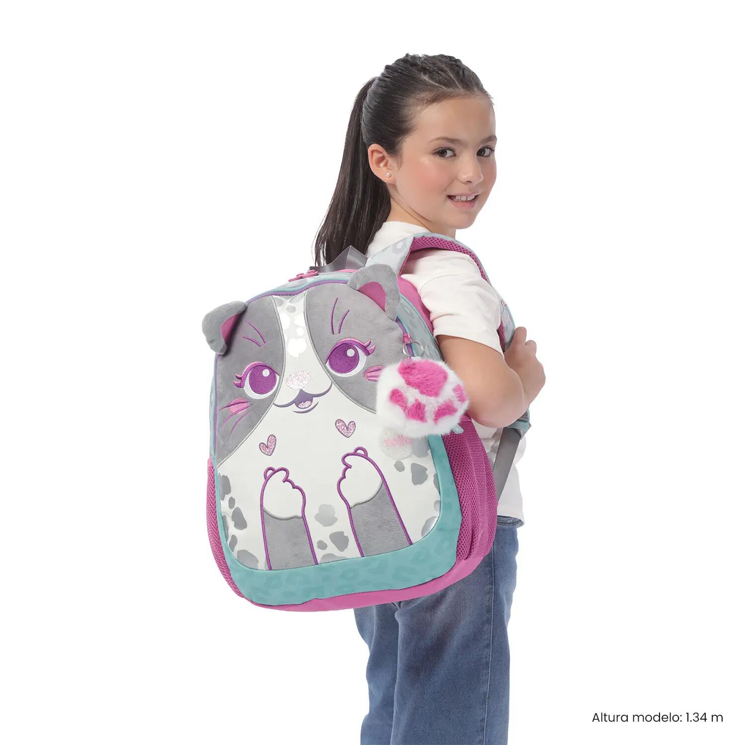 Totto Mochila escolar Sussy Sussy Gray Poliéster 30 x 40 x 14 cm 2/5