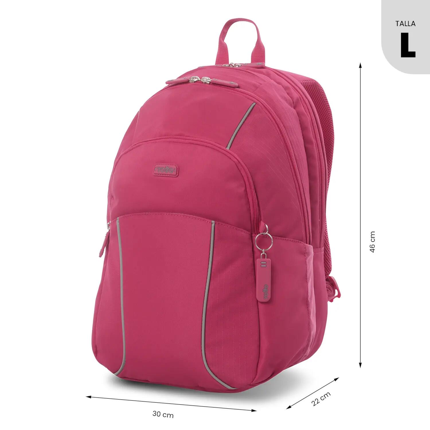 Totto Mochila urbana Cambri 3.0 Rose Red Poliéster 30 x 46 x 22 cm 2/5