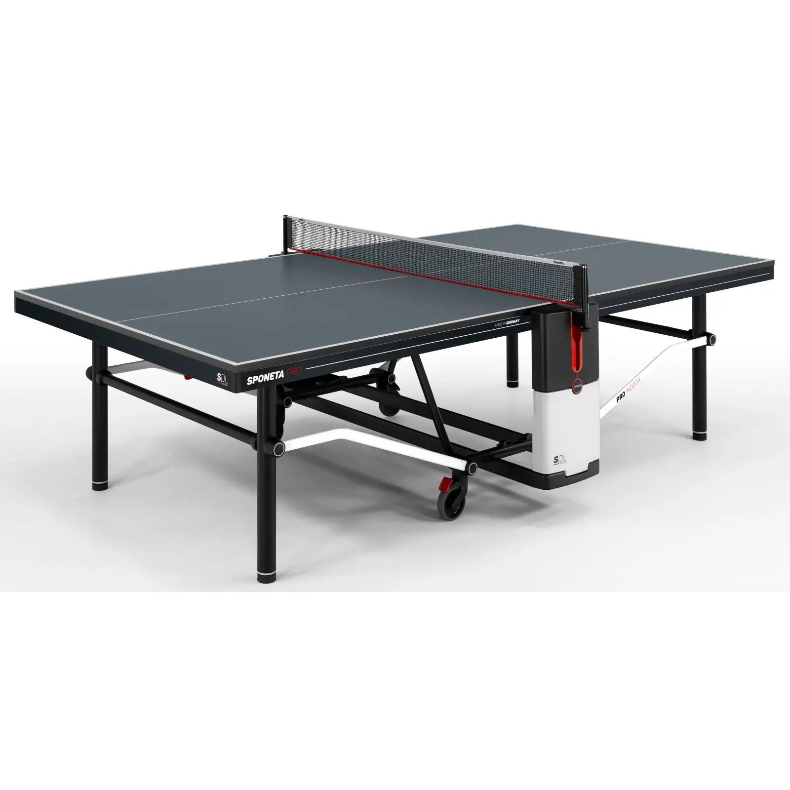 Tafeltennistafel - Indoor - Sponeta SDL Black Edition - Opklapbaar - Zwart 3/4