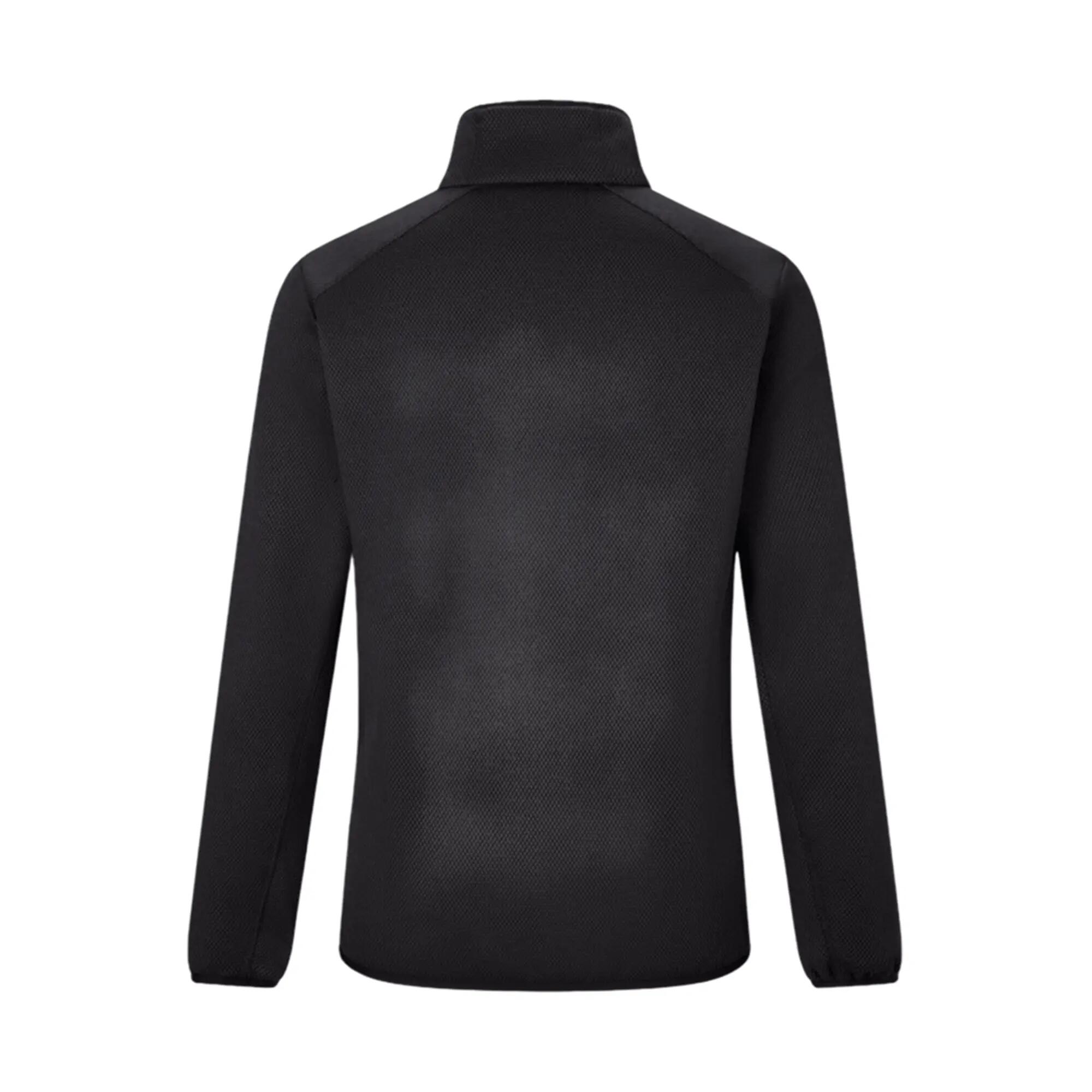 Veste Polaire Col Montant Motif/style Détail Contrasté TORRENS Homme (Tout Noir) 2/4