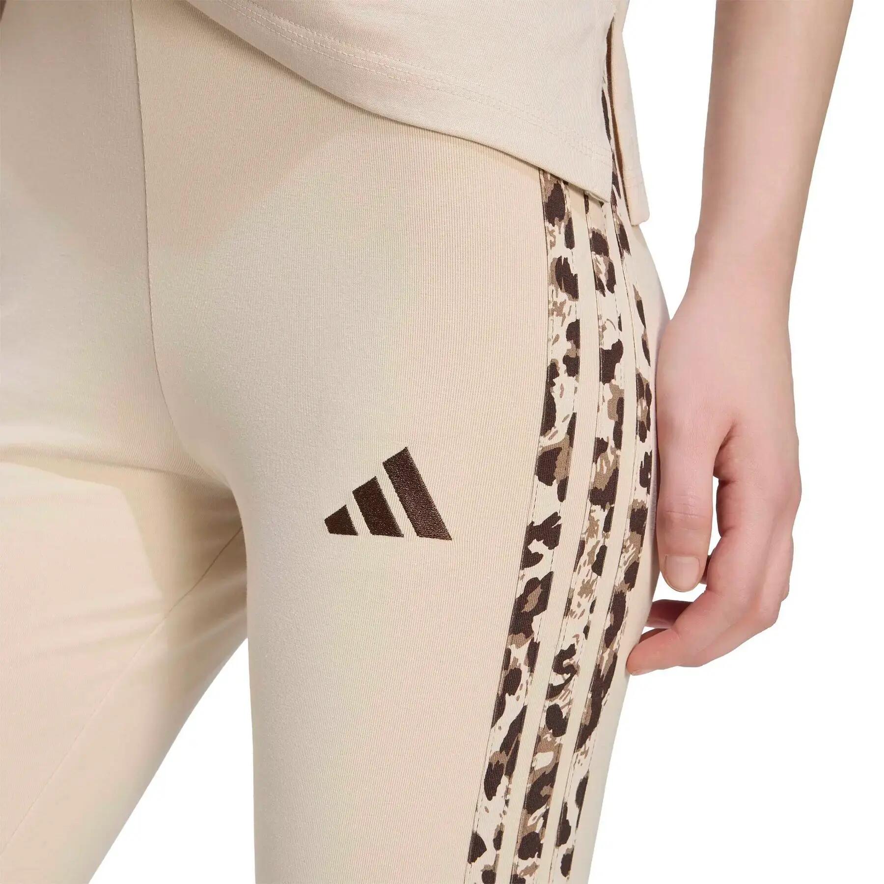 Legging imprimé animal femme adidas Essentials 3-Stripes 5/6