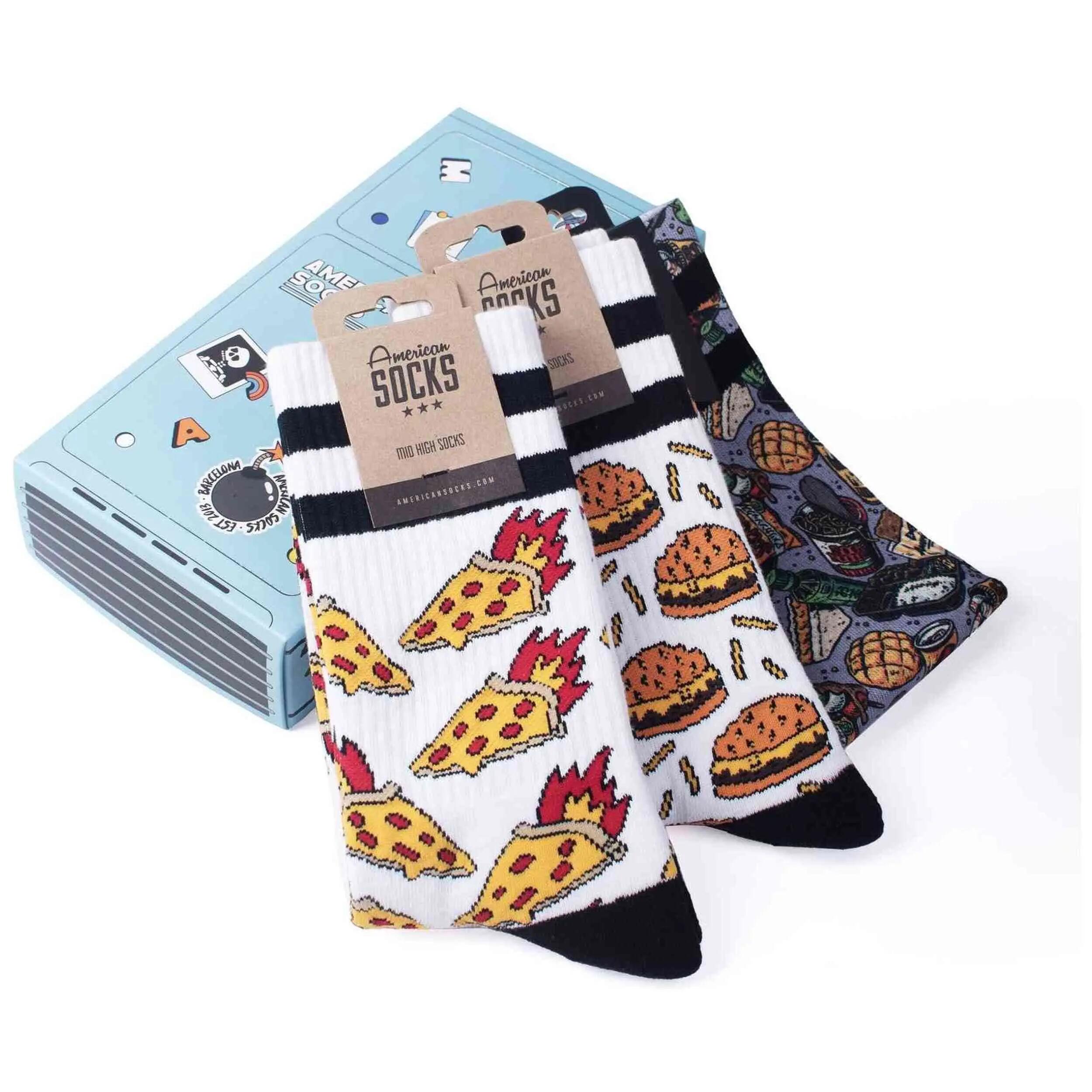 Meias American Socks modelo Frosty Fridge Giftbox para unissex 2/5