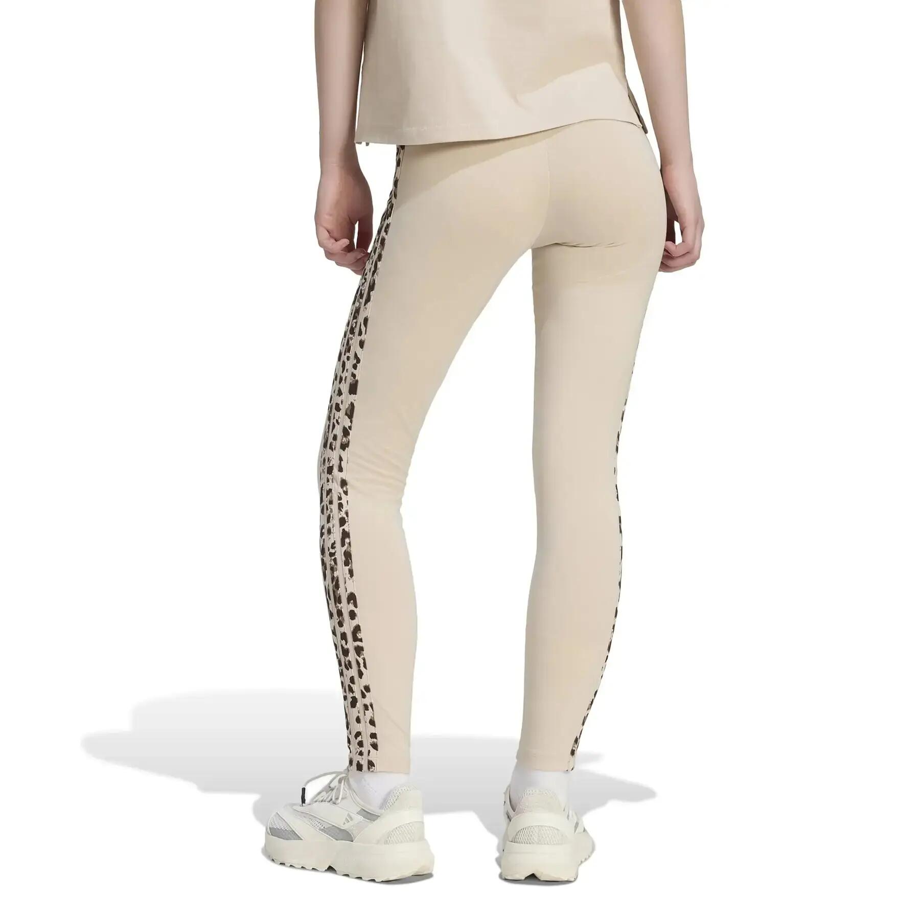 Legging imprimé animal femme adidas Essentials 3-Stripes 3/6