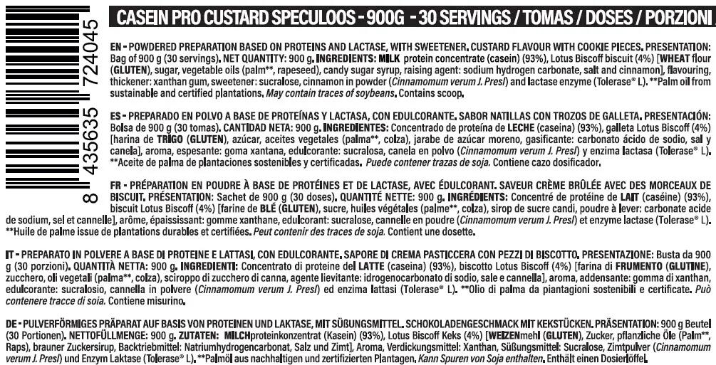 LIFE PRO CASEIN PRO 900G - Caseína Proteína de Liberación Lenta 2/3