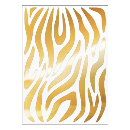 Fahrrad Zebra Aufkleber Set, 20x15 cm, Sticker für Rahmen & Helm, wetterfest