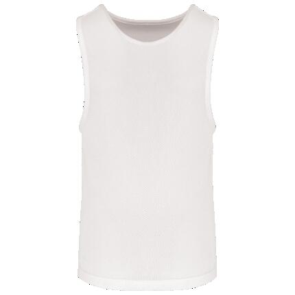 Chasuble en filet léger multisports enfant - White - 6/10 ans
