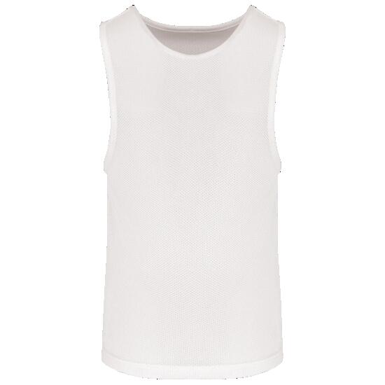 Chasuble en filet léger multisports enfant - White - 6/10 ans