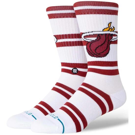 Sokken Stance model Stance Casual Prep Miami Heat Crew Socks voor unisex