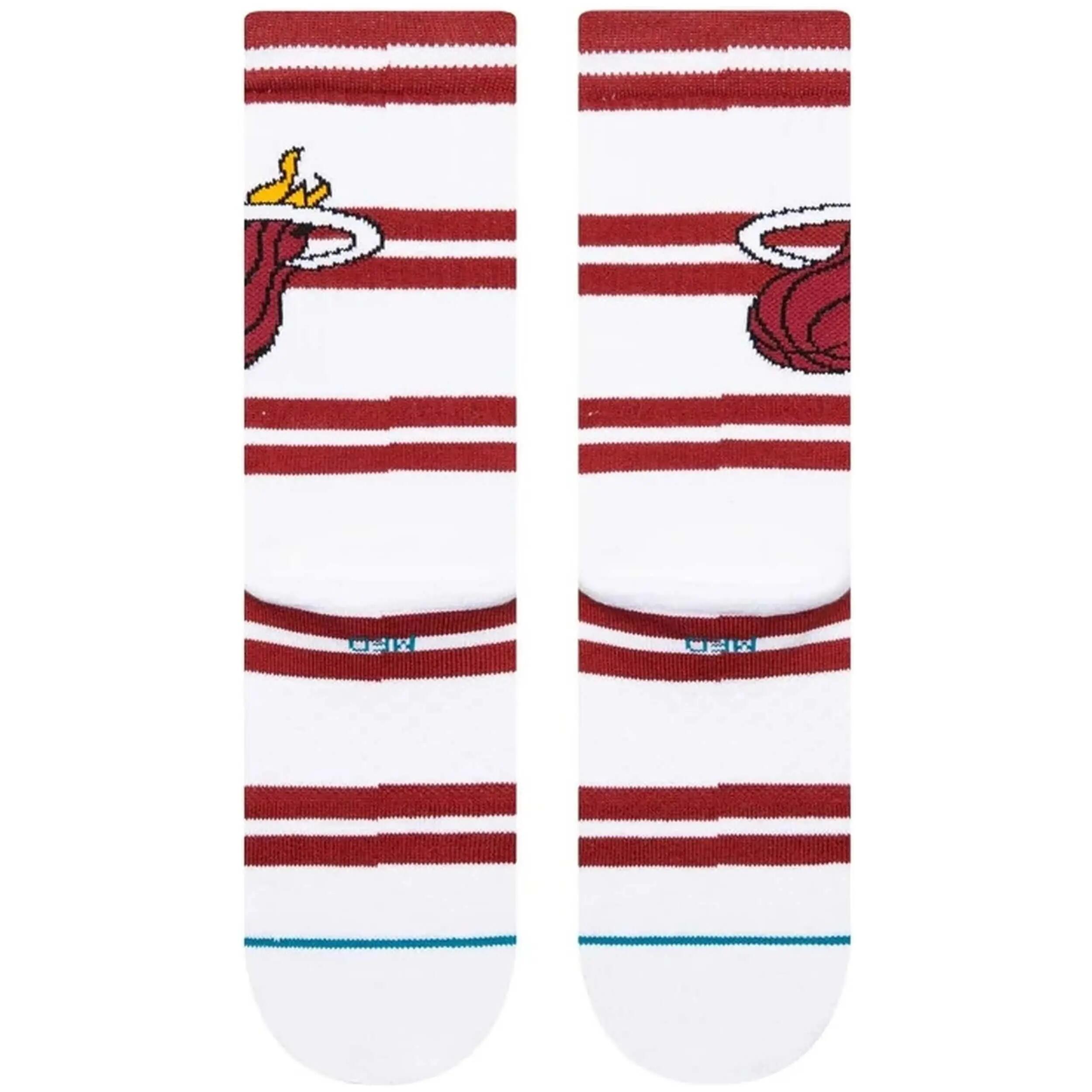 Socken Stance Modell Stance Casual Prep Miami Heat Crew Socks für unisex 3/3