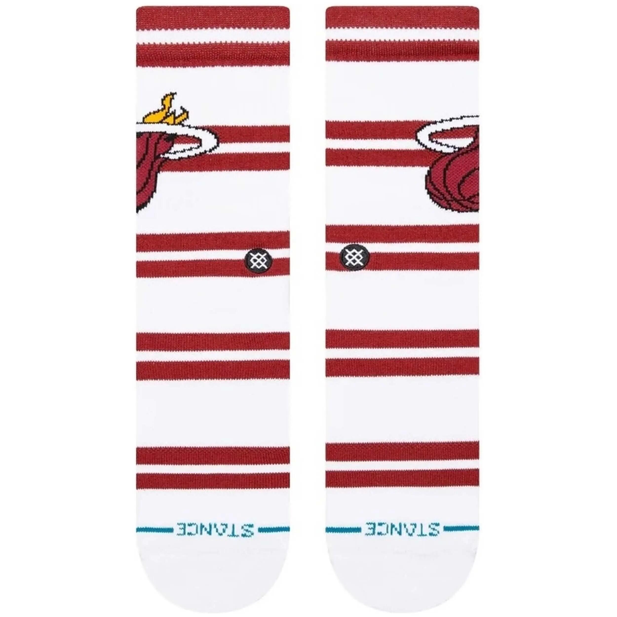 Socken Stance Modell Stance Casual Prep Miami Heat Crew Socks für unisex 2/3