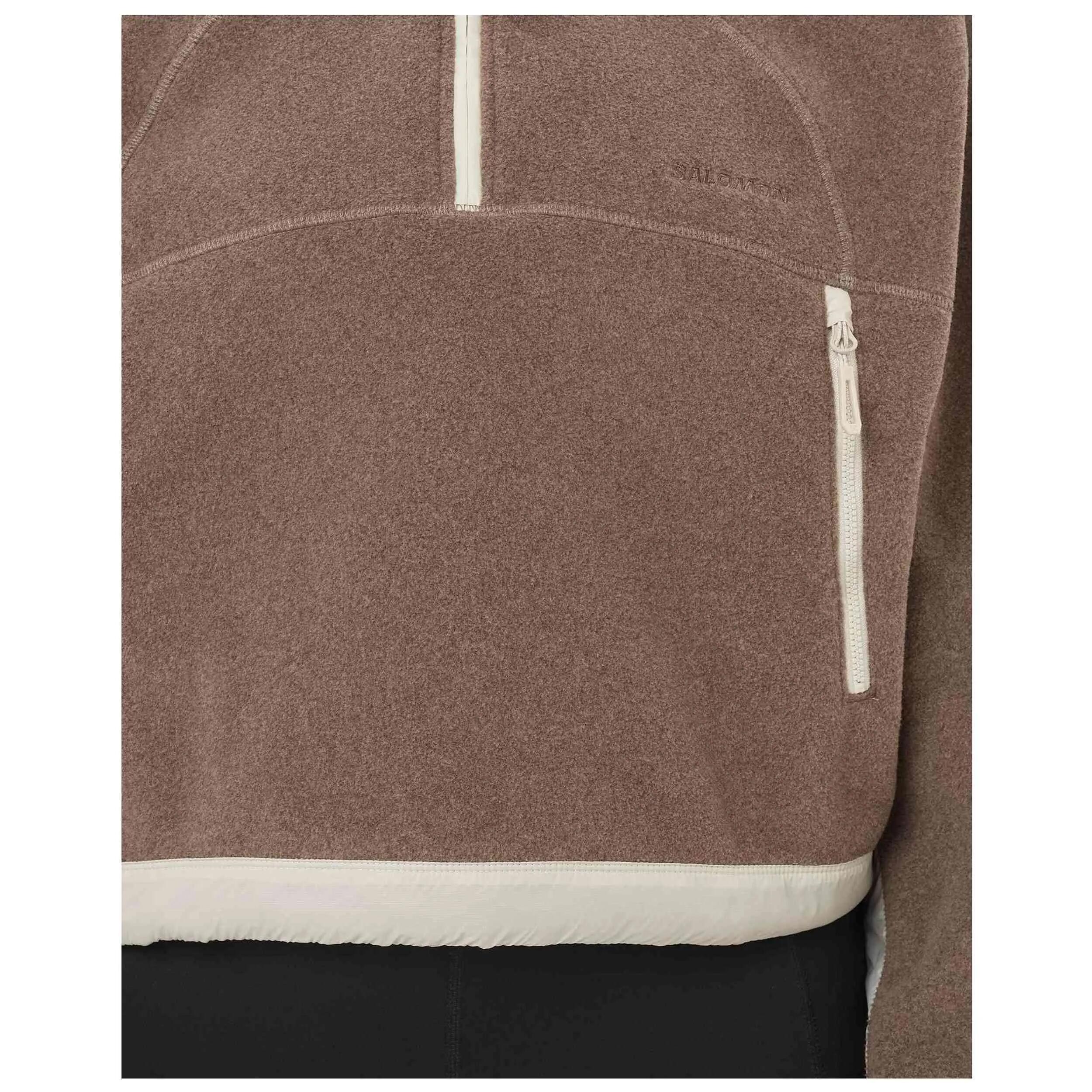 Fleece Salomon model Chroma Fleece Crop Half Zip voor vrouwen 4/5