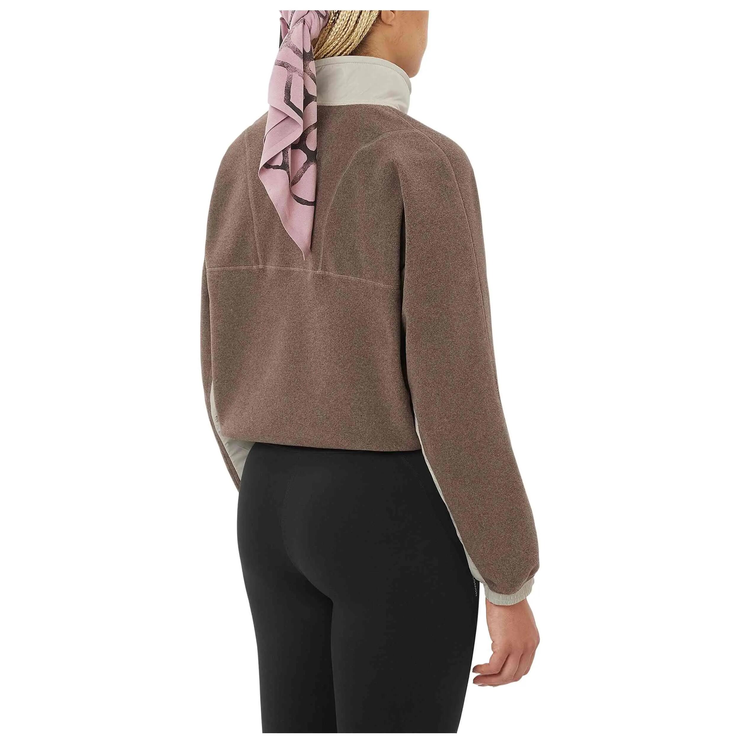 Fleece Salomon model Chroma Fleece Crop Half Zip voor vrouwen 3/5