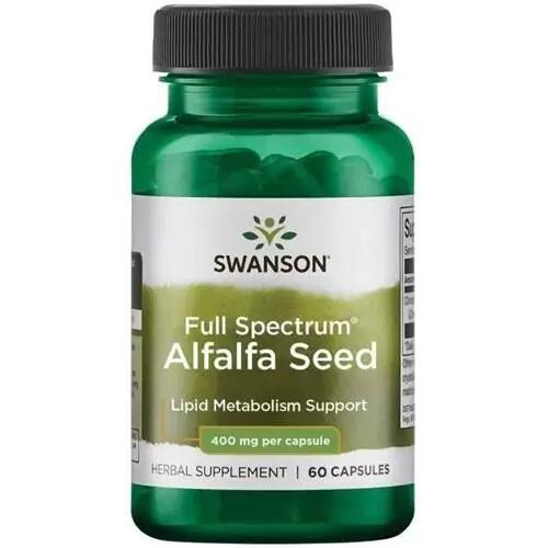 Extracte din plante Sistem digestiv Full Spectrum Alfalfa Seed 400 MG 60 buc 2/2