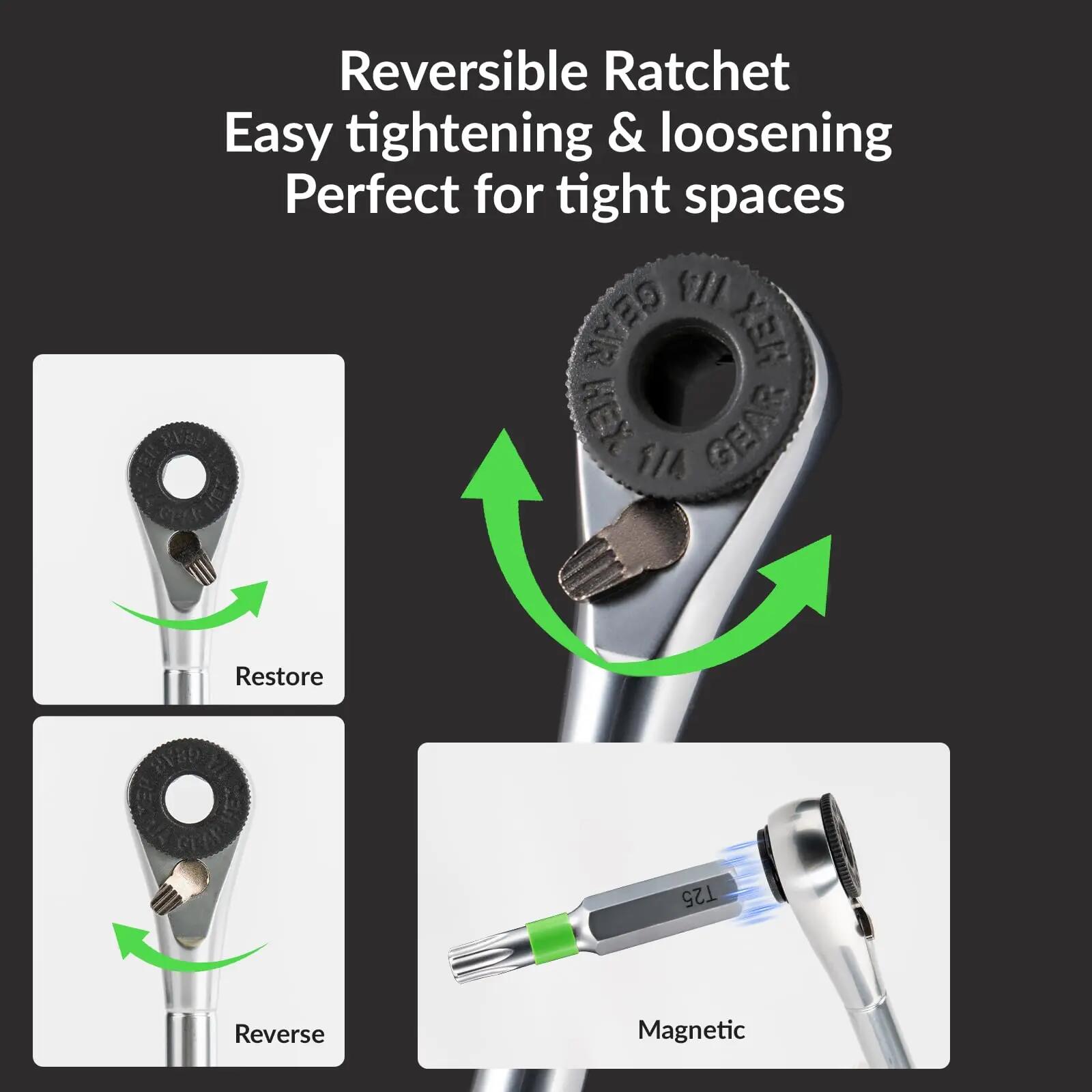 Fahrrad Multitool mit Ratsche 6/7