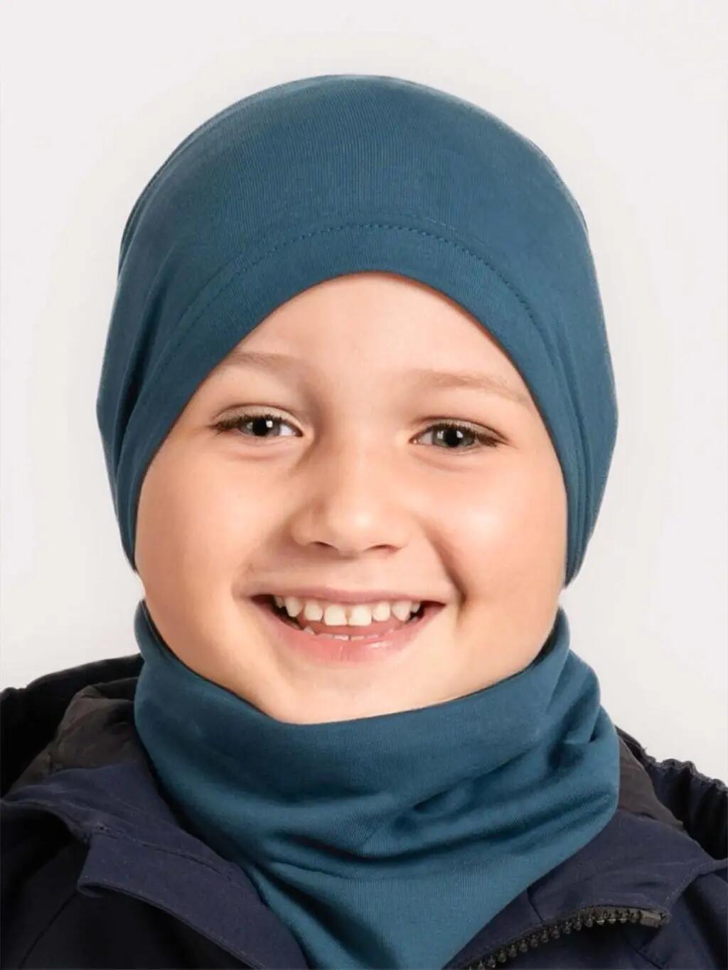 Dětská čepice z teplákoviny Basic 2/4