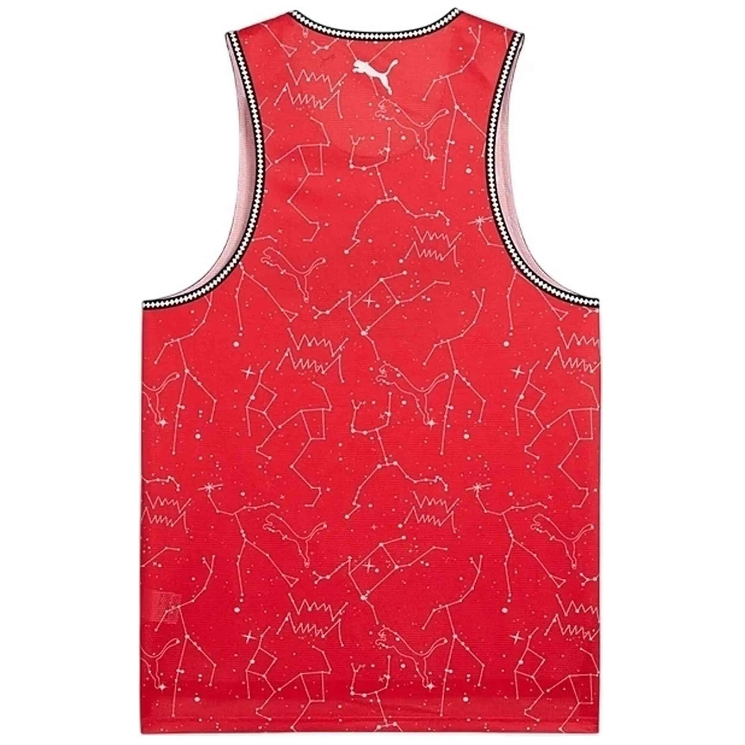 Debardeur Puma modèle Hoopaverse Jersey "All Time Red" pour homme 4/5