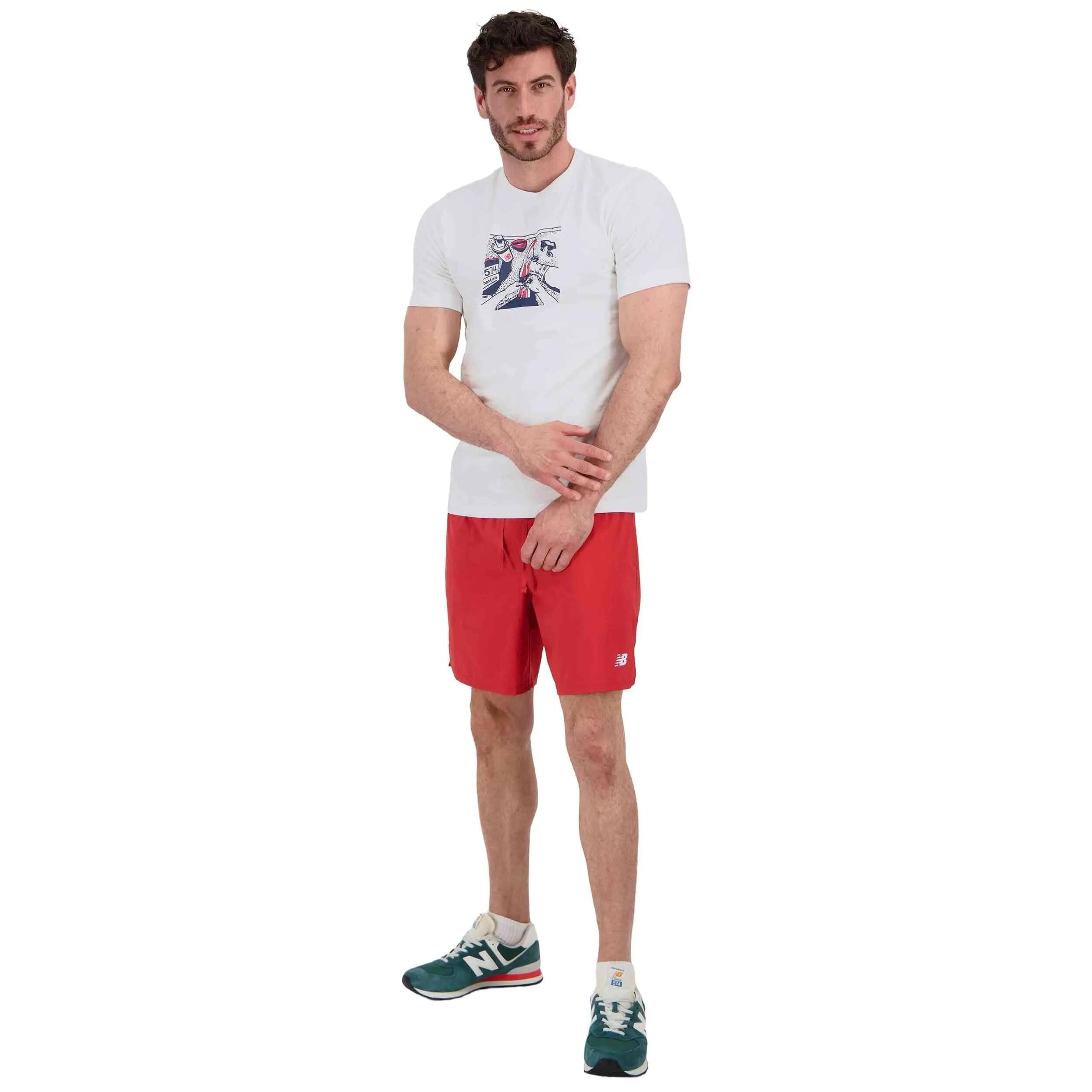T-shirt met korte mouwen New Balance model 0405693 voor mannen 3/5