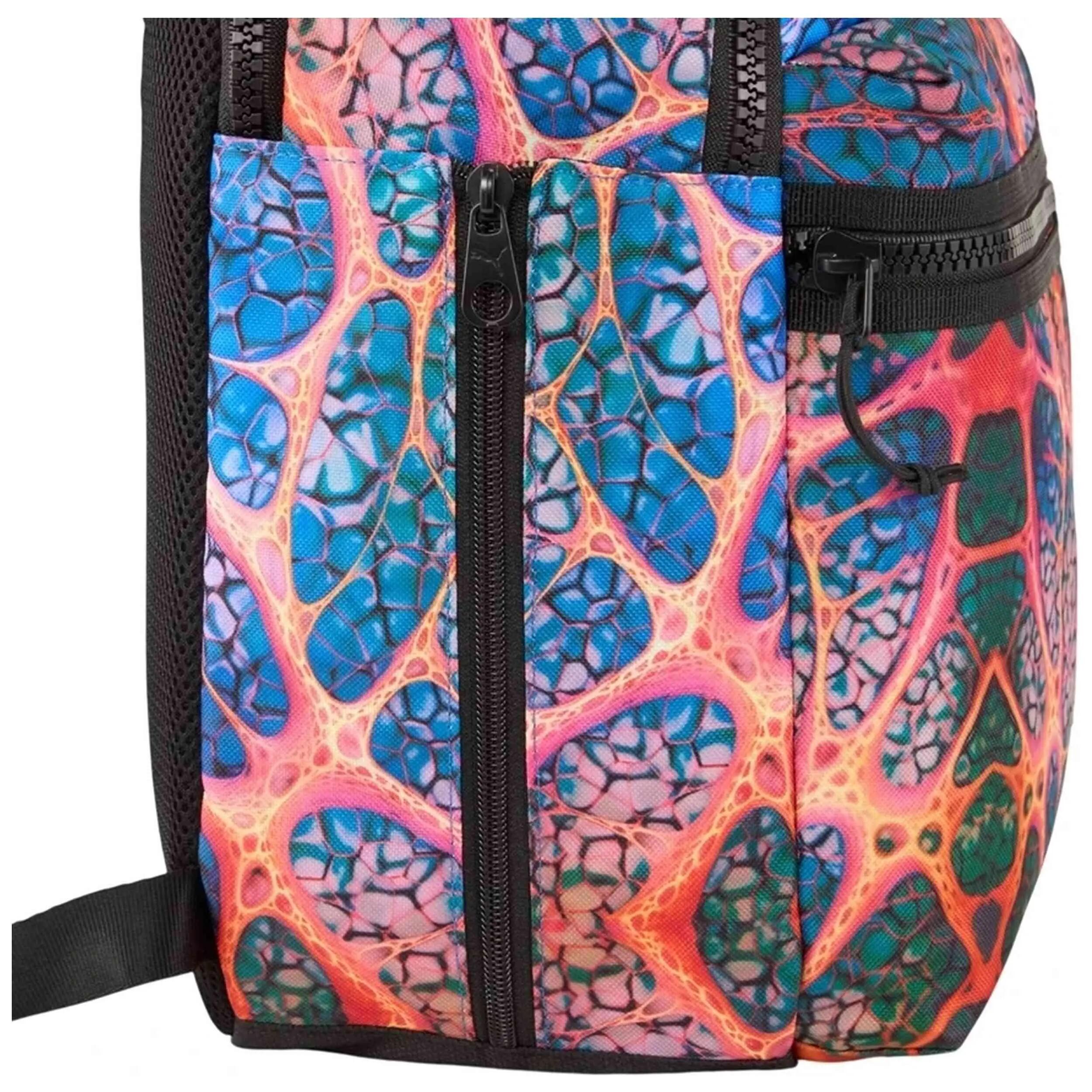 Rugzak Puma model LaMelo Alien Skins AOP Backpack "Iridescent-Black" voor unisex 4/5