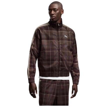 Veste de survêtement Puma modèle T7 Relaxed Tartan pour homme