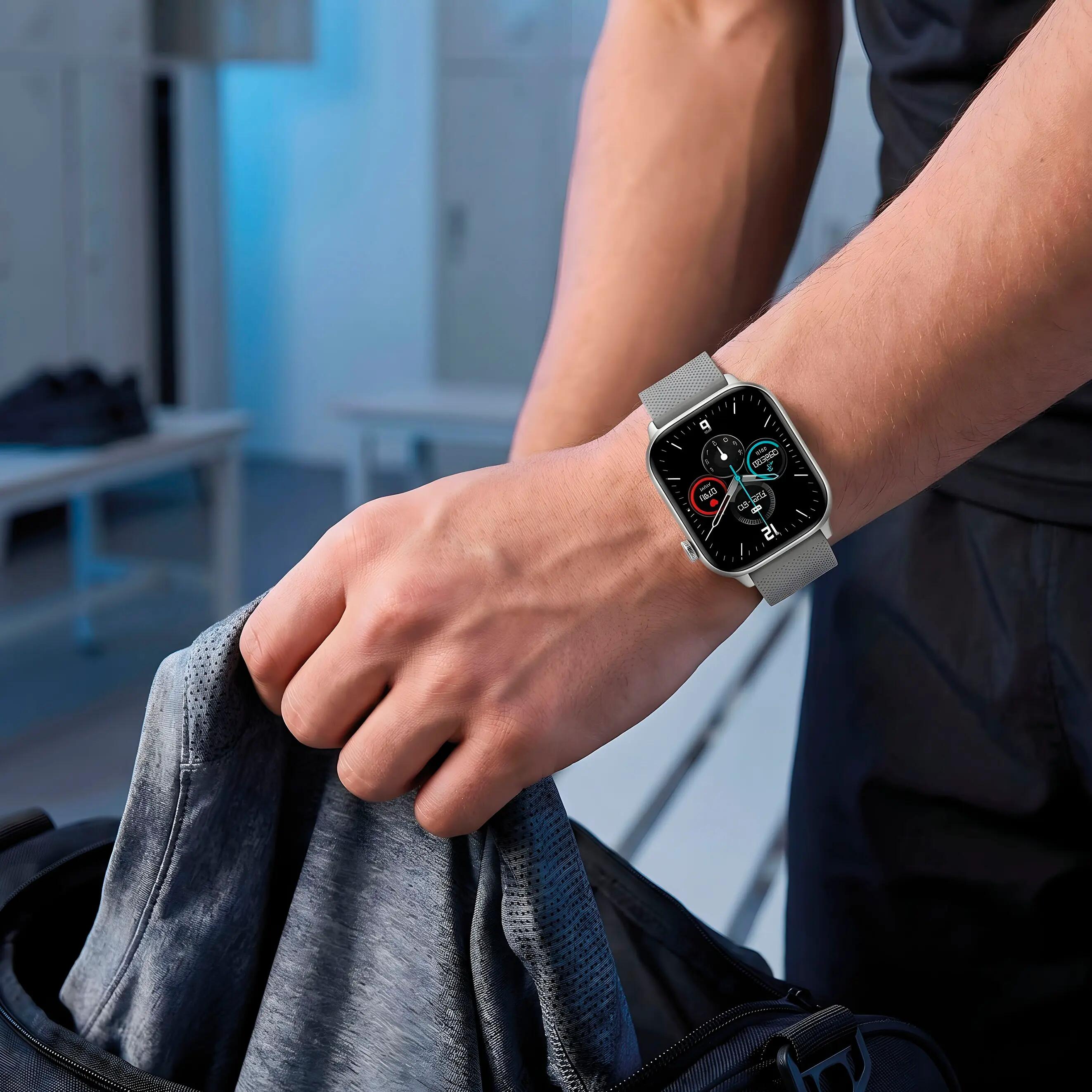 Smartwatch Milan GPS Plateado 3/4