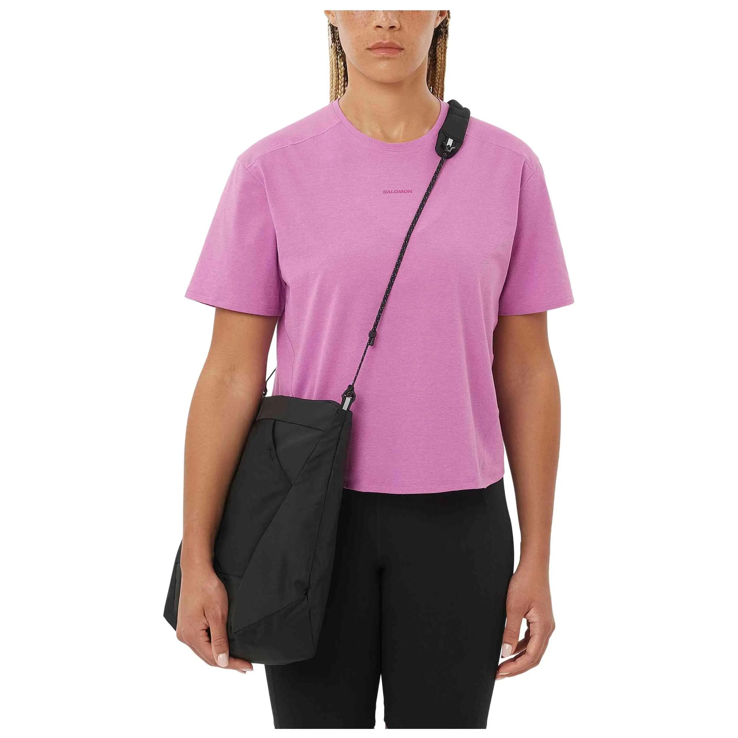Maglia a maniche corte Salomon modello Trackline per donne 2/5